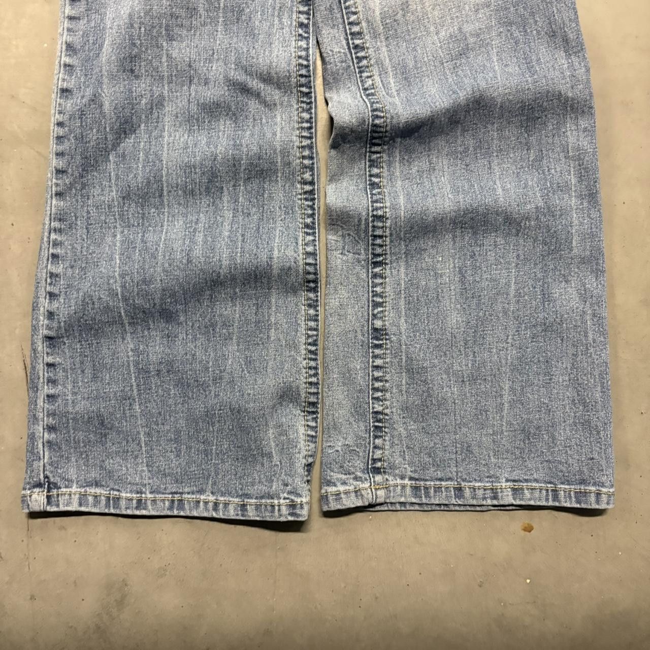 Vintage Crazy Vintage Y2K/2000s Flared Medium Blue Wash Denim Jeans! Size US 30 / EU 46 - 3 Thumbnail