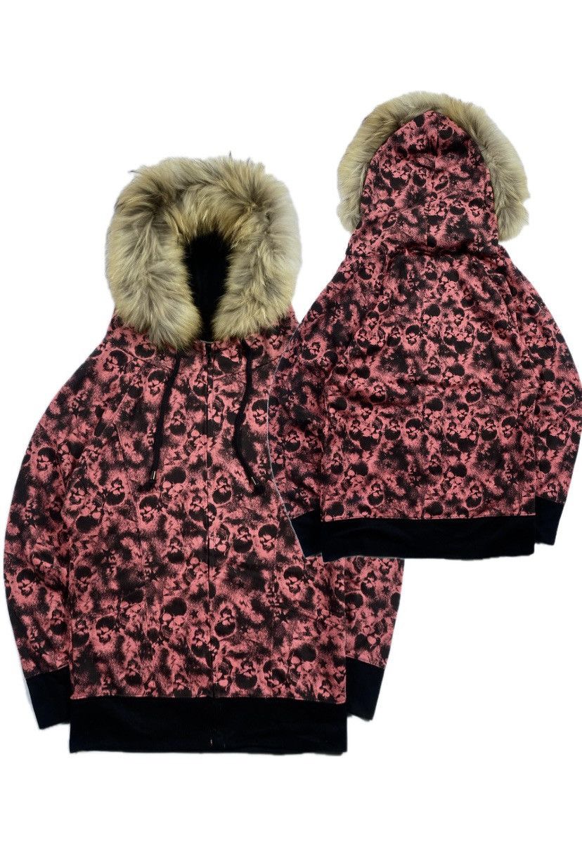 Japanese Pendora Poem Gothic zip up fur hoodie ifsix style