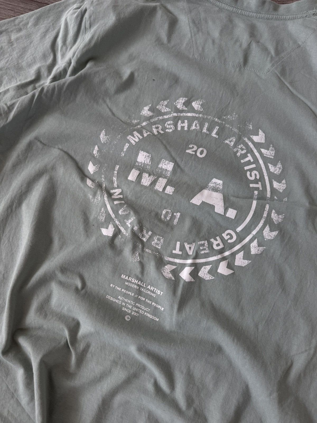 Marshall Artist Marshall Artist Big Logo Rare Casual Tee Size US L / EU 52-54 / 3 - 17 Thumbnail