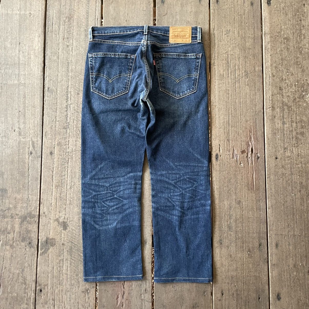 Levi's 🔥Vintage Levis 505 Big E Stoned Washed Denim Jeans Size US 32 / EU 48 - 4 Thumbnail