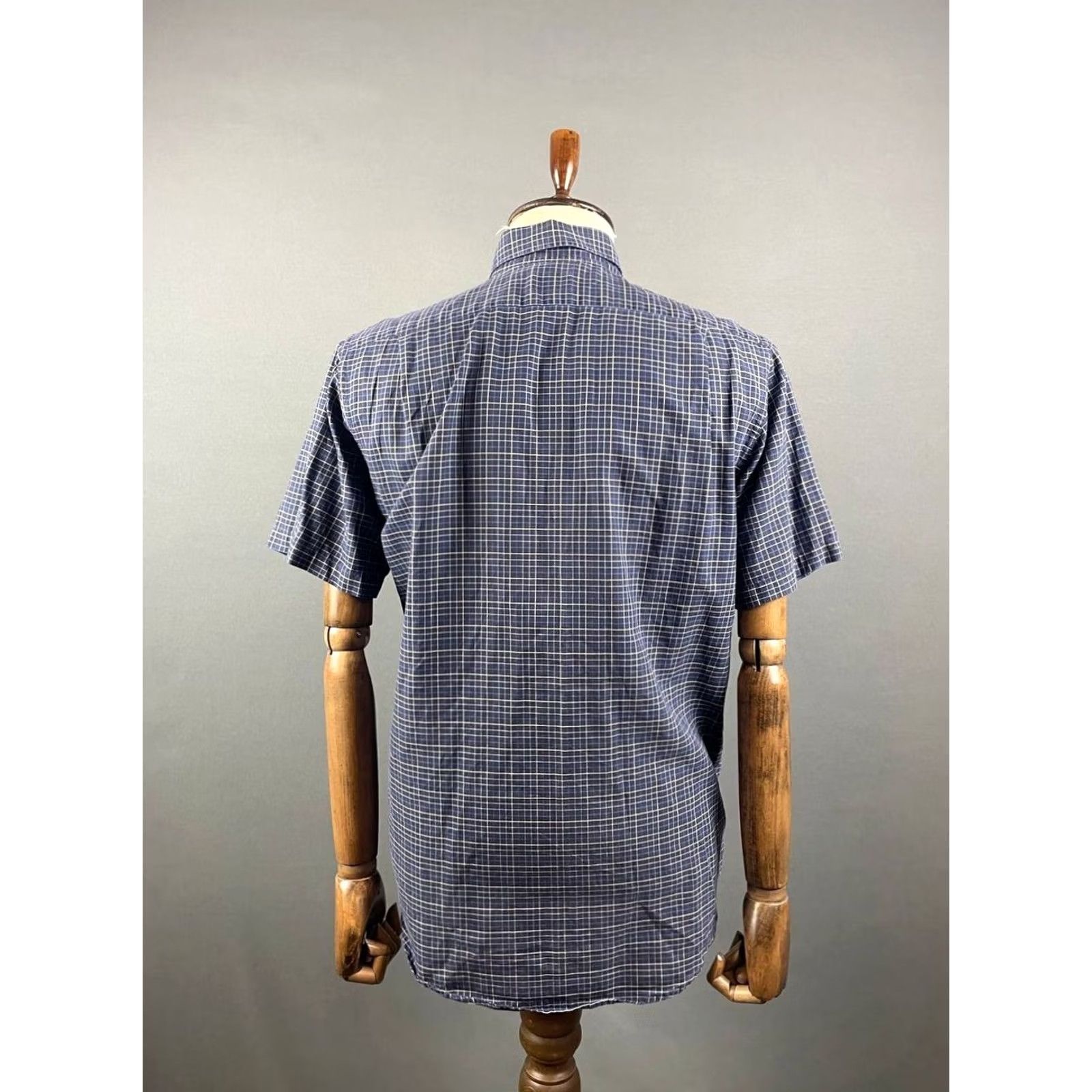 Lacoste U.S. BUYERS: PLEASE NOTE Lacoste Mens Button Down Shirt Size 40 Black Plaid Cotton Short Sleeve Classic Size US L / EU 52-54 / 3 - 2 Thumbnail