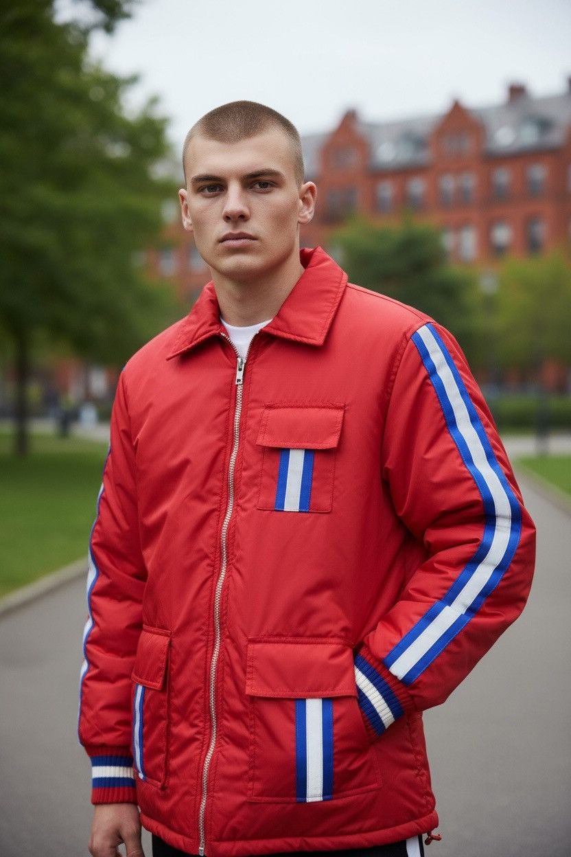 Other Vintage Avon Sportswear Red Jacket Windbreaker Teens Medium Size US M / EU 48-50 / 2 - 1 Thumbnail
