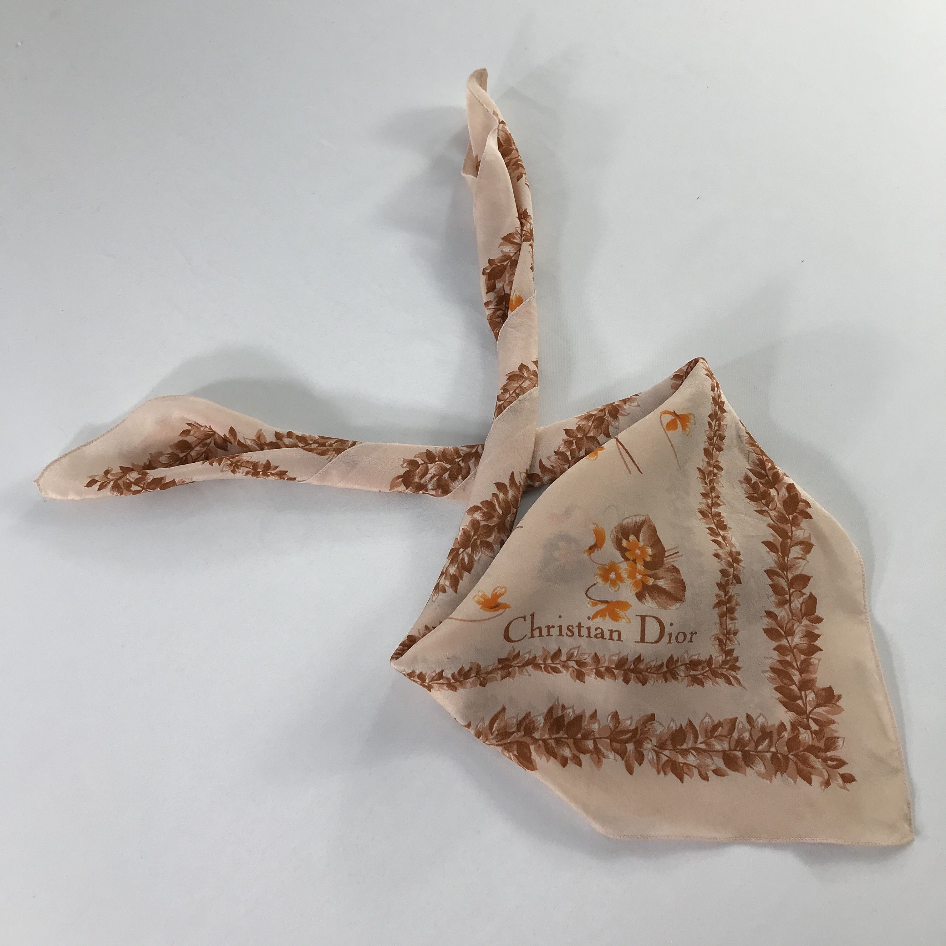 Christian Dior Monsieur × Vintage Christian Dior Bandana / Handkerchief / Neckerchief - S813 Size ONE SIZE - 4 Thumbnail
