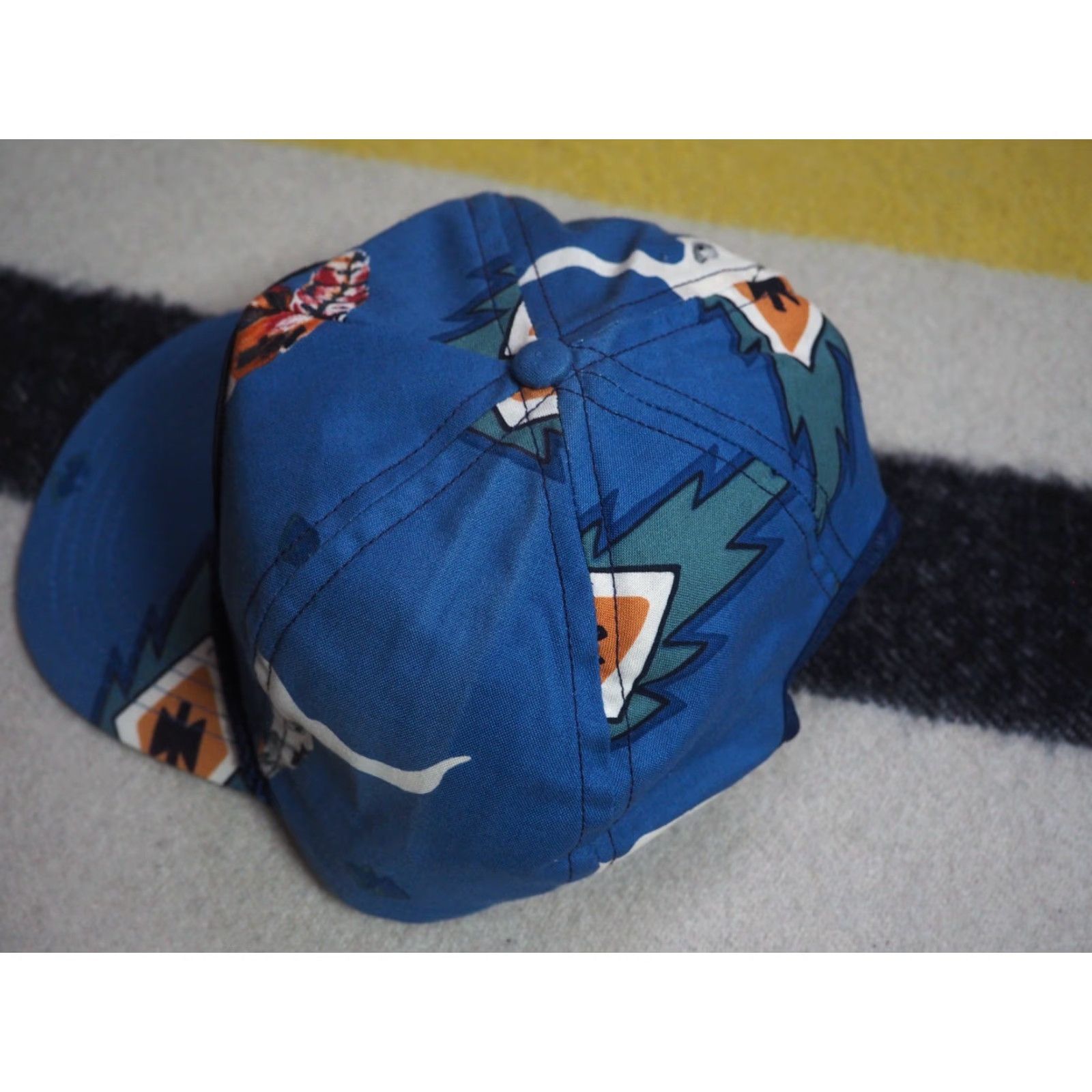 Vintage VINTAGE Jan-Bar Western Aztec USA Made Trucker Hat Cap Mens Adjust XS? Size ONE SIZE - 3 Thumbnail