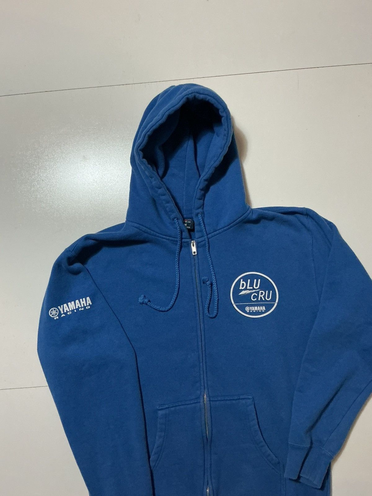 Yamaha Yamaha Racing Blu Cru Motorsports MX Dirt Bike Zip Hoodie Size US M / EU 48-50 / 2 - 3 Thumbnail