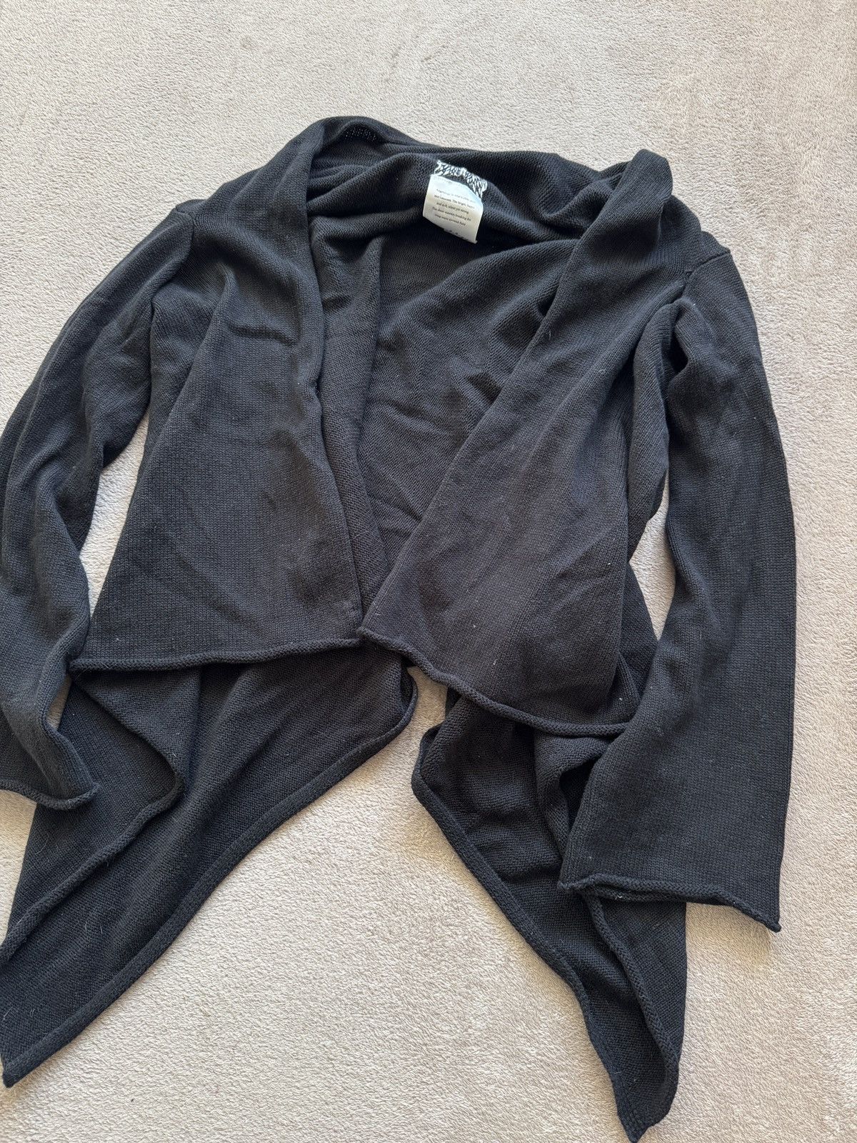 Le Grande Bleu (L.G.B.) Archive Yohji Yamamoto Lgb Rick Owens Style Longsleeve Cape Size US M / EU 48-50 / 2 - 3 Thumbnail