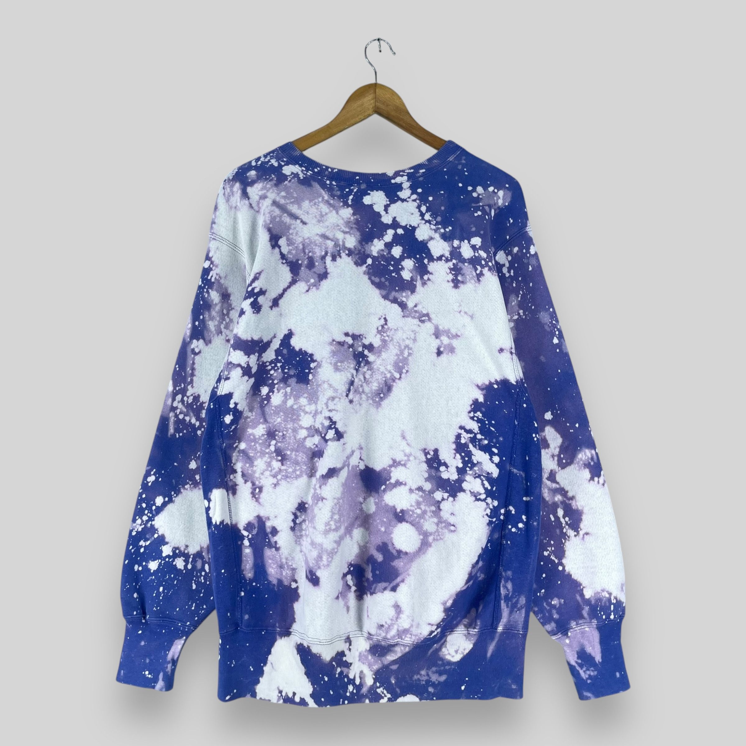 Champion Vintage 80's CHAMPION Distressed Bleached Sweatshirt Size US M / EU 48-50 / 2 - 7 Thumbnail
