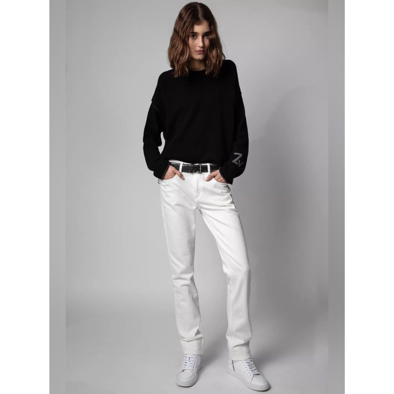 Zadig & Voltaire Zadig & Voltaire Clint White Straight Leg Jeans NWT Size 25 Size 25" / US 0 / IT 36 - 1 Thumbnail