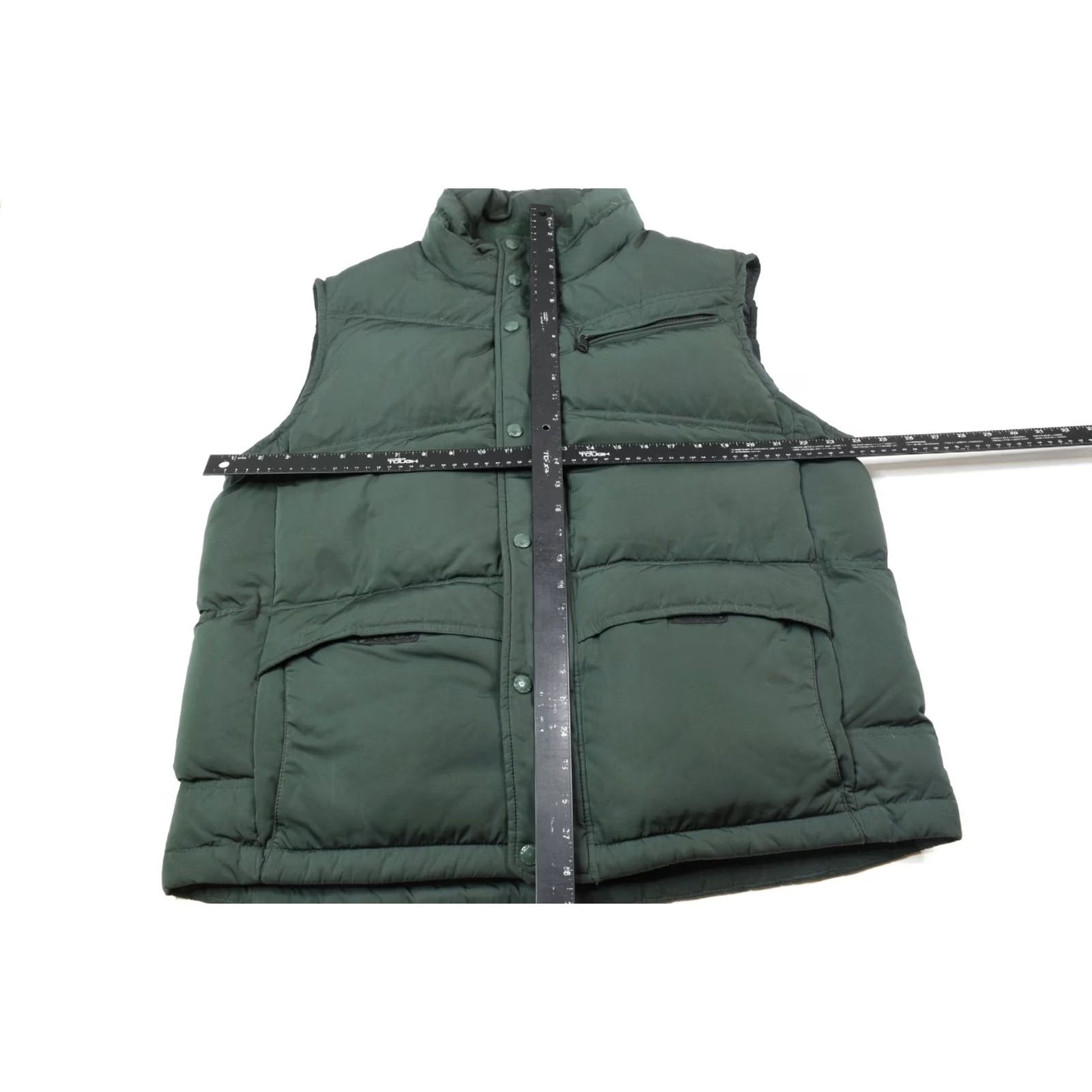 Banana Republic VINTAGE Banana Republic Down Puffer Vest Mens XL Green Full-Zip Sleeveless Insulated Size US XL / EU 56 / 4 - 6 Thumbnail