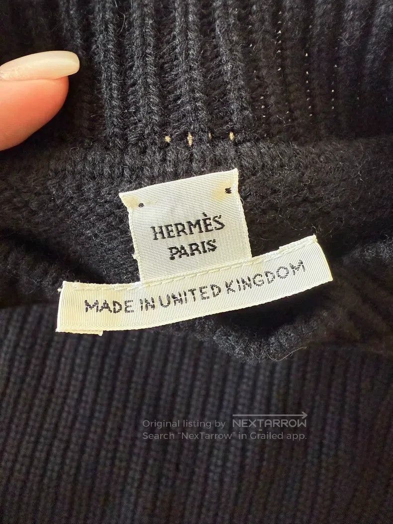 Hermes Hermes 100% Cashmere Sweater Size XXS / US 00 / IT 34 - 2 Thumbnail
