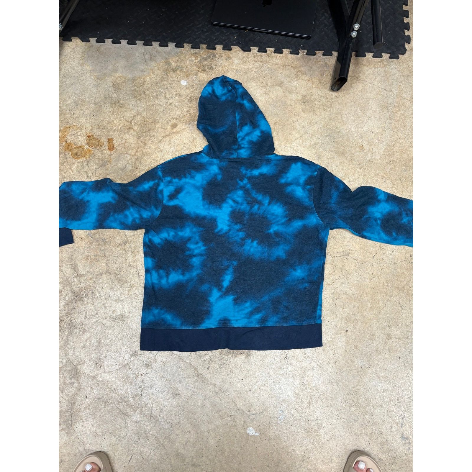 Champion Champion Blue Tie-Dye Hoodie (Modern Streetwear) L Size US L / EU 52-54 / 3 - 6 Thumbnail