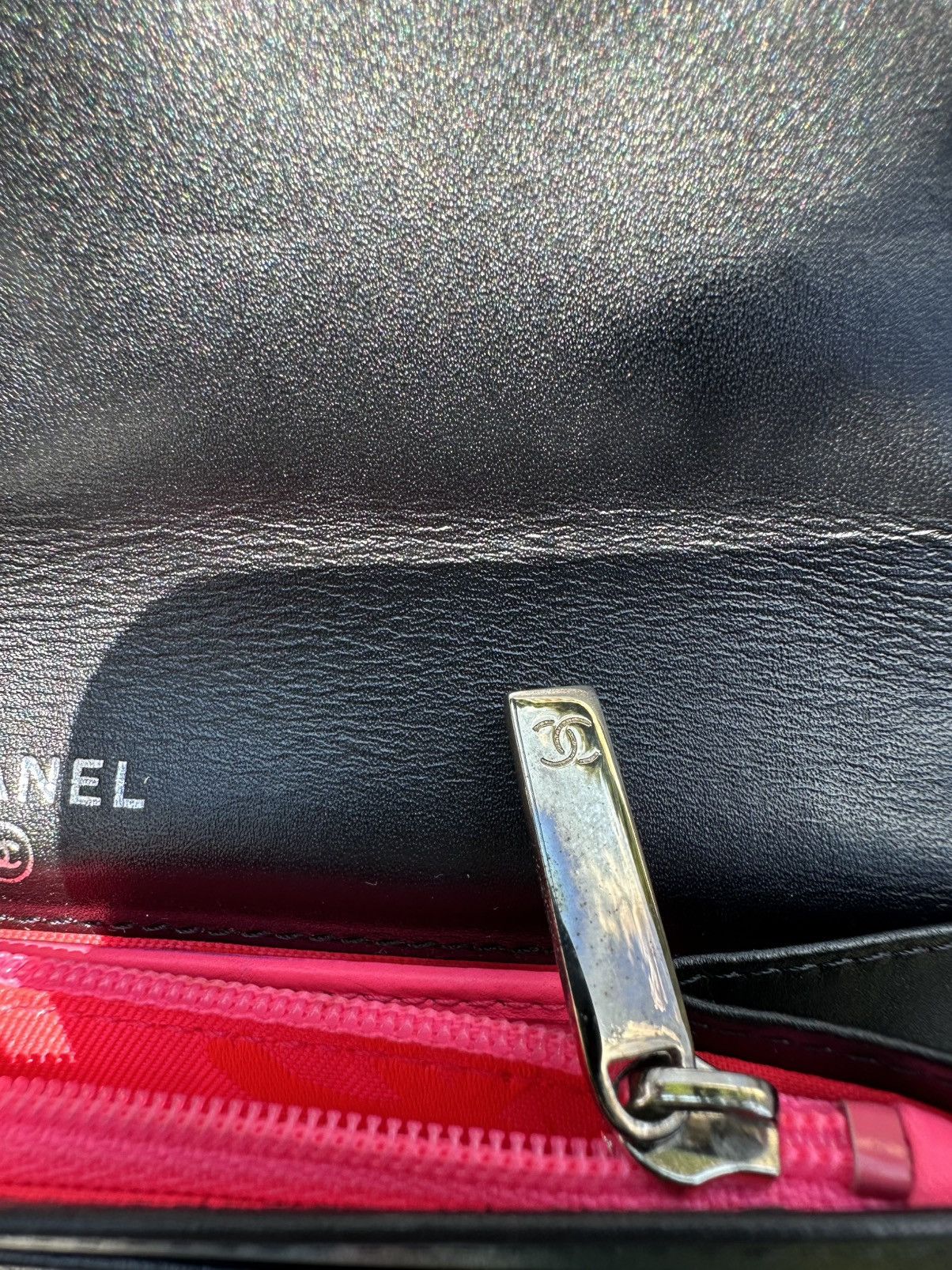 Chanel EXTREMELY RARE CHANEL CAMBON LINE BI-FOLD WALLET LAMBSKIN Size ONE SIZE - 10 Thumbnail