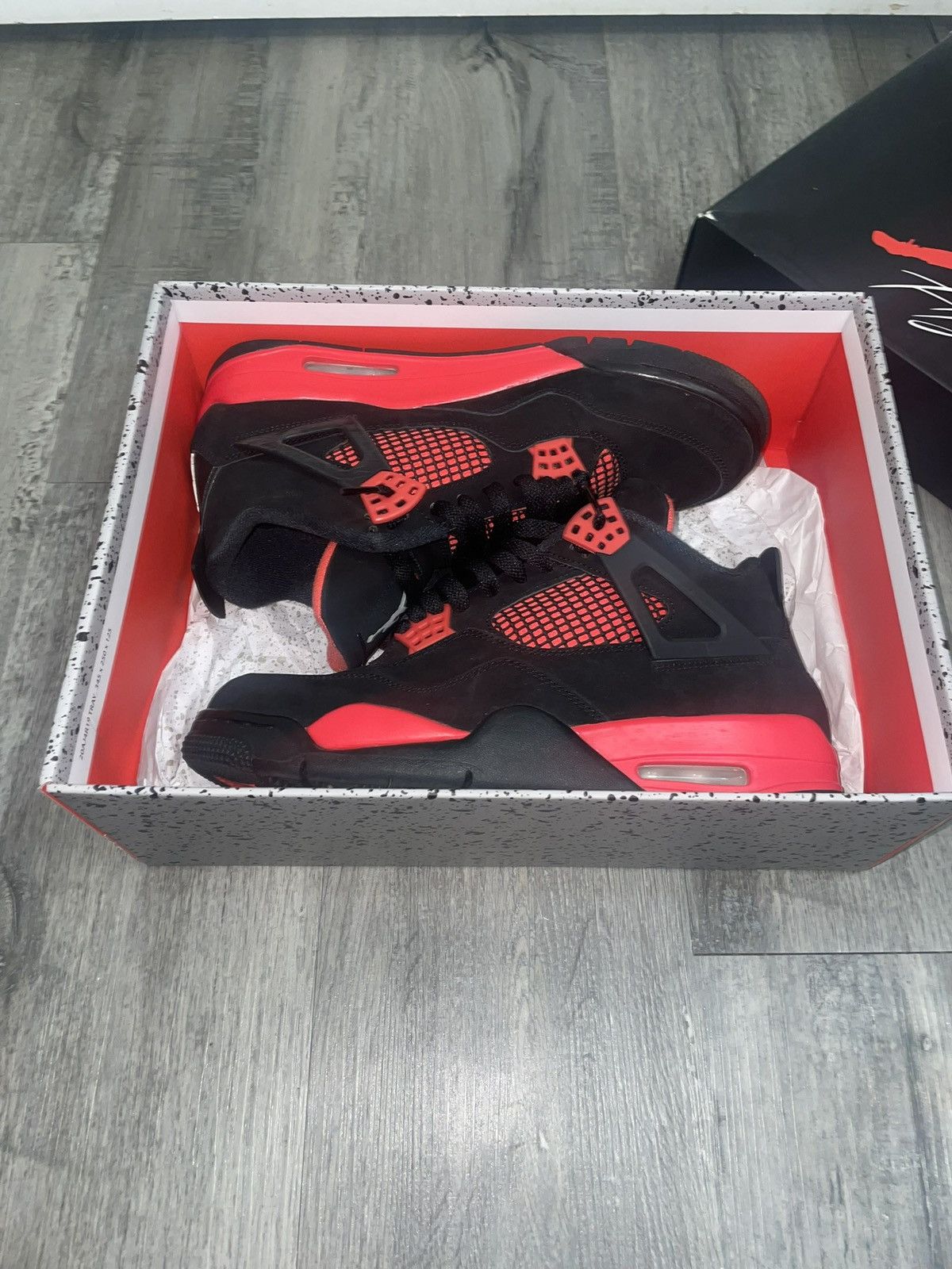 Size 10 - Jordan 4 Retro Mid Red Thunder