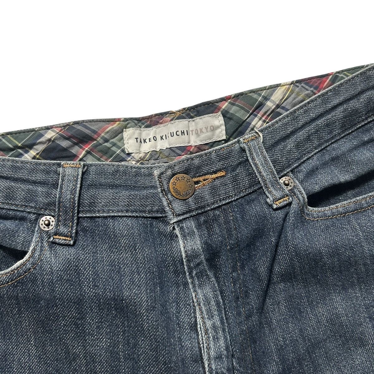 Japanese Brand × Takeo Kikuchi Takeo Kikuchi Tokyo Japanese Brand Denim Jeans Pants Size 33" - 3 Thumbnail