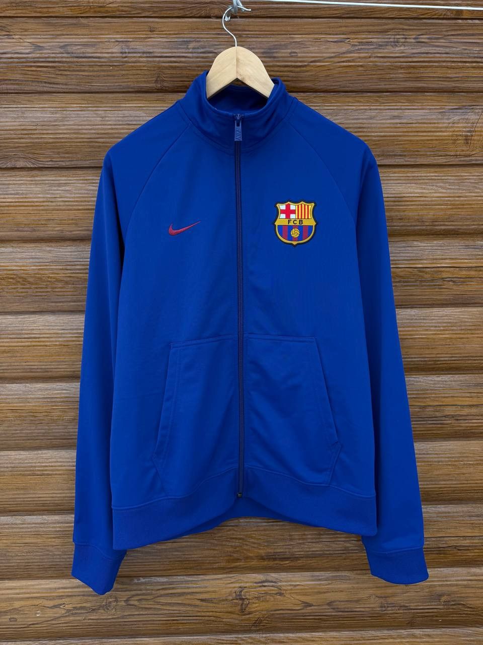 Nike Vintage Nike FC Barcelona Football Jacket Soccer Track Top Size US M / EU 48-50 / 2 - 1 Thumbnail