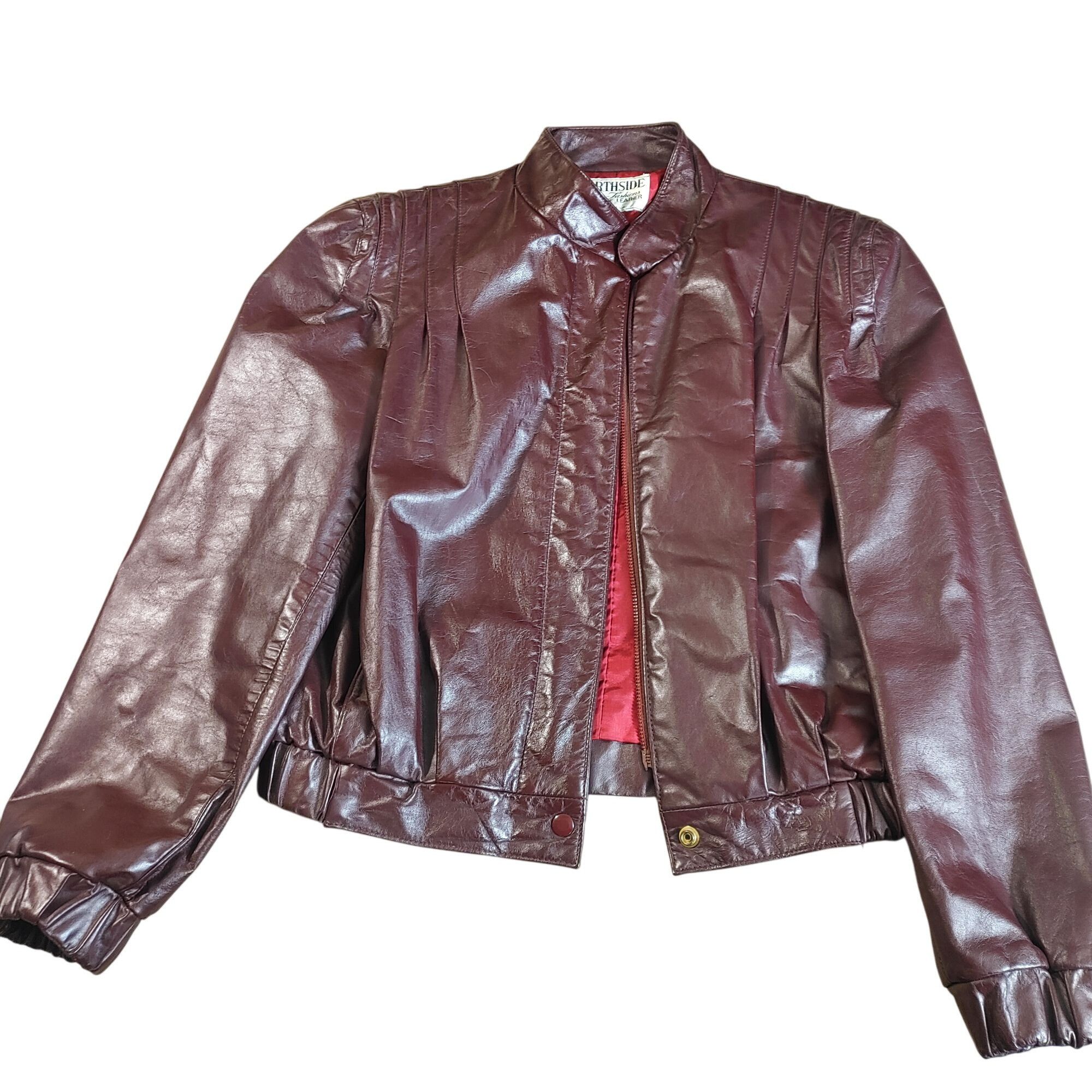 Other Bomber Jacket Northside Fashions Genuine Leather Vintage 19 Size M / US 6-8 / IT 42-44 - 7 Thumbnail