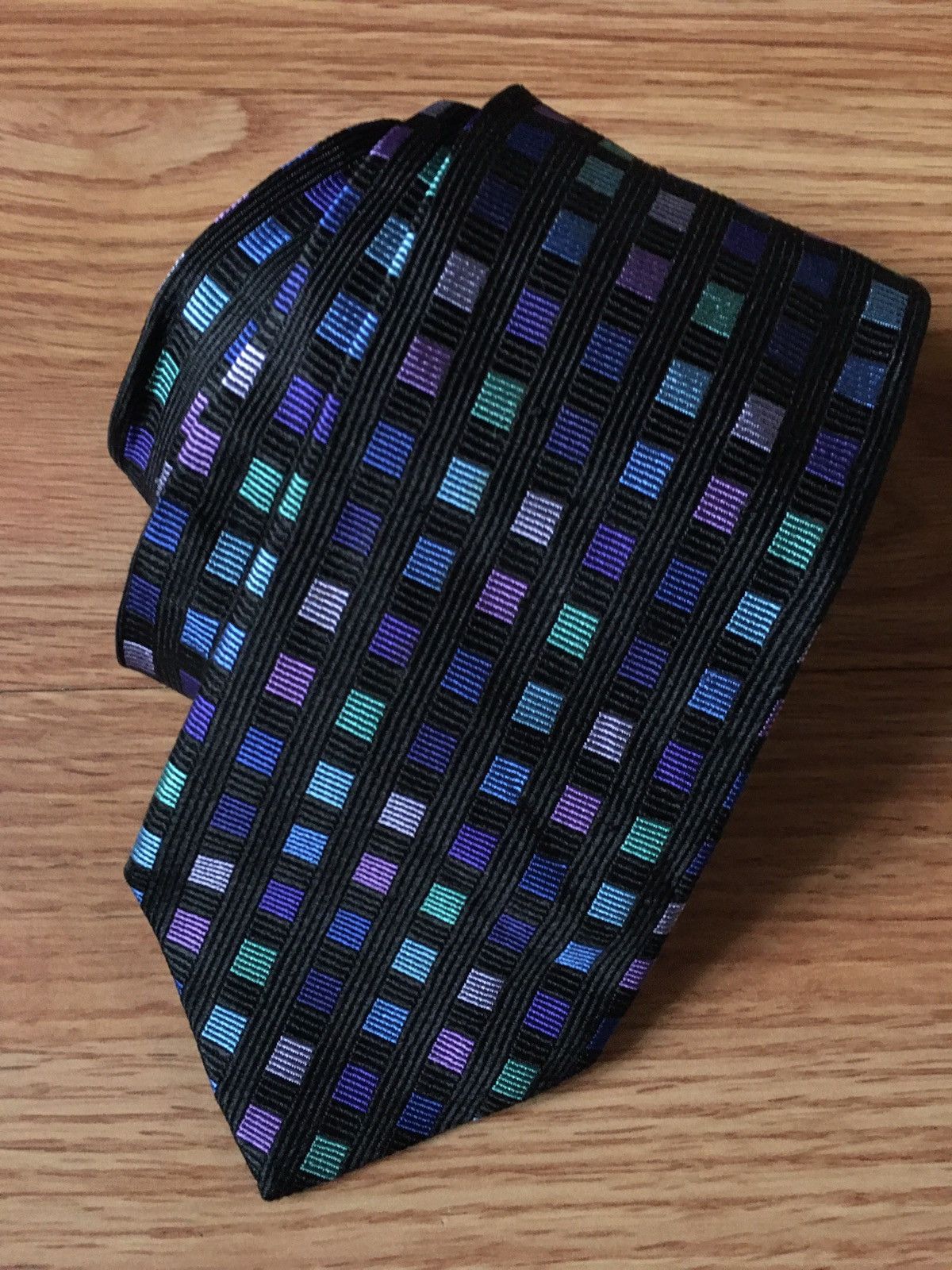 Duchamp × Duchamp London Duchamp London Square Pattern Silk Mens Tie Size ONE SIZE - 1 Thumbnail