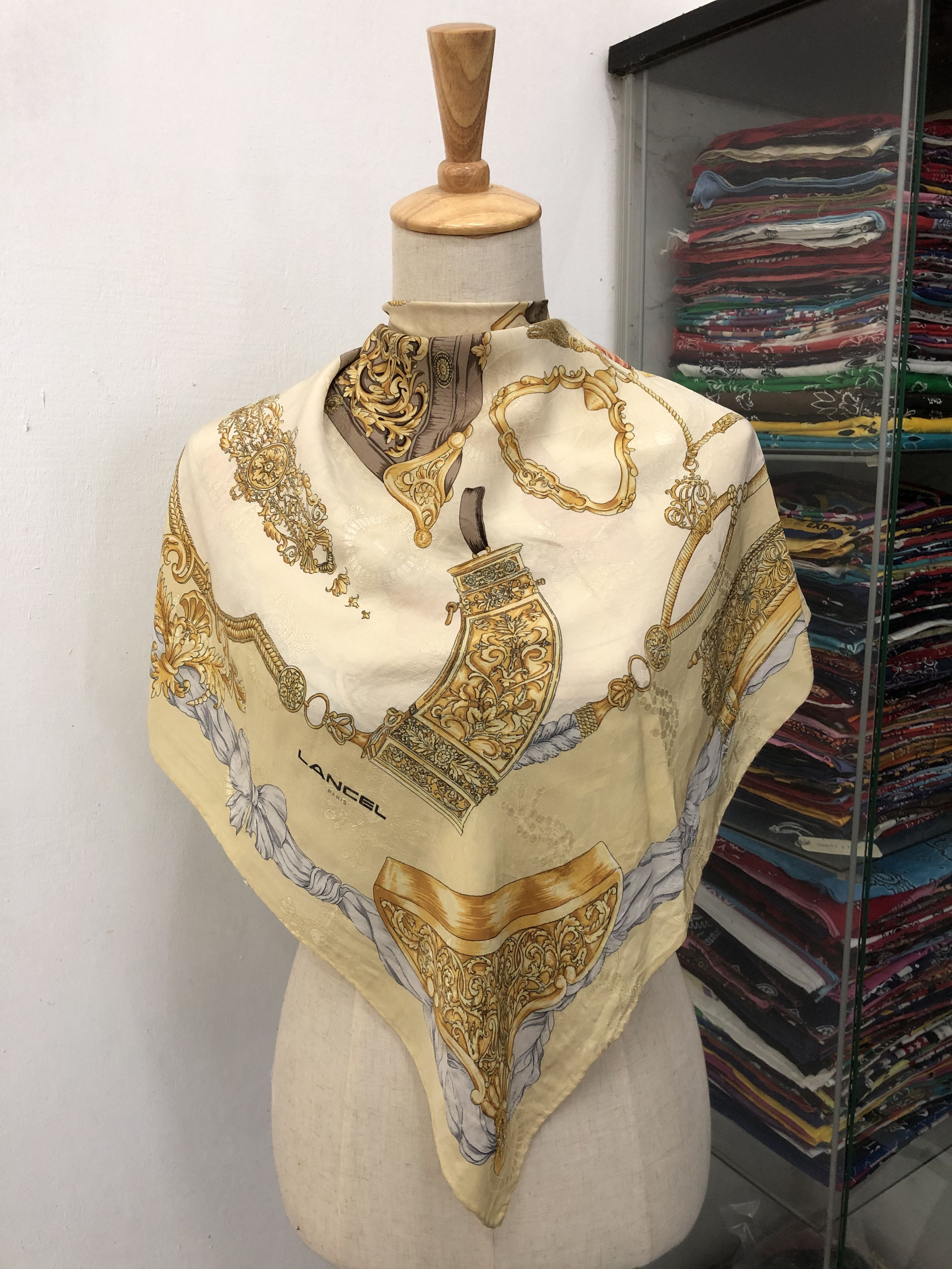 Lancel Vintage Lancel Silk Scarf Size ONE SIZE - 1 Thumbnail
