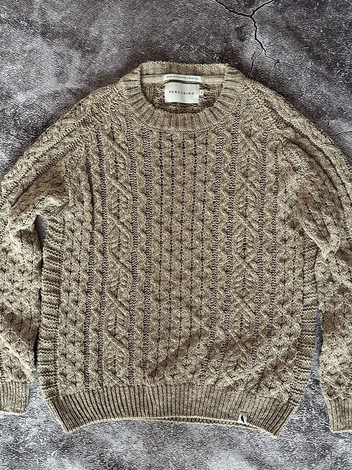 Peregrine Peregrine Fisherman Linen Cotton Cable Knit Sweater Size US S / EU 44-46 / 1 - 2 Thumbnail