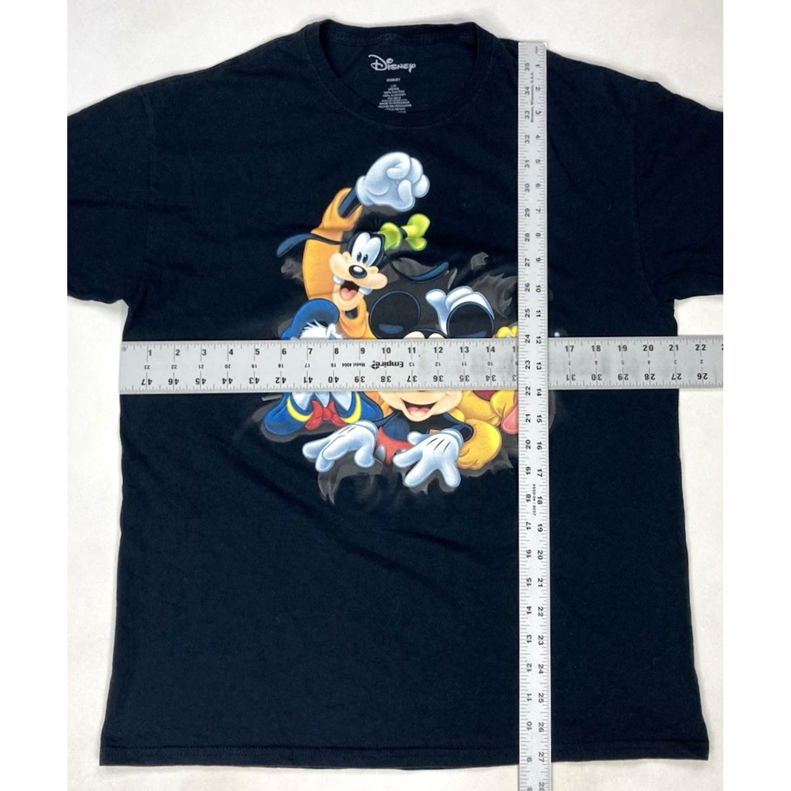 Disney Disney Mickey Mouse & Friends Graphic T-shirt Men Large Black Short Sleeve Size US L / EU 52-54 / 3 - 5 Thumbnail