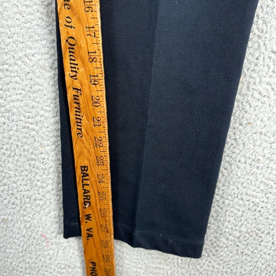 St. John St. John Sport Khaki Pants Womens 6 Black Straight Leg Flat Front Pocket Stretch Casual Formal Men? Ladies? Size 28" / US 6 / IT 42 - 7 Thumbnail