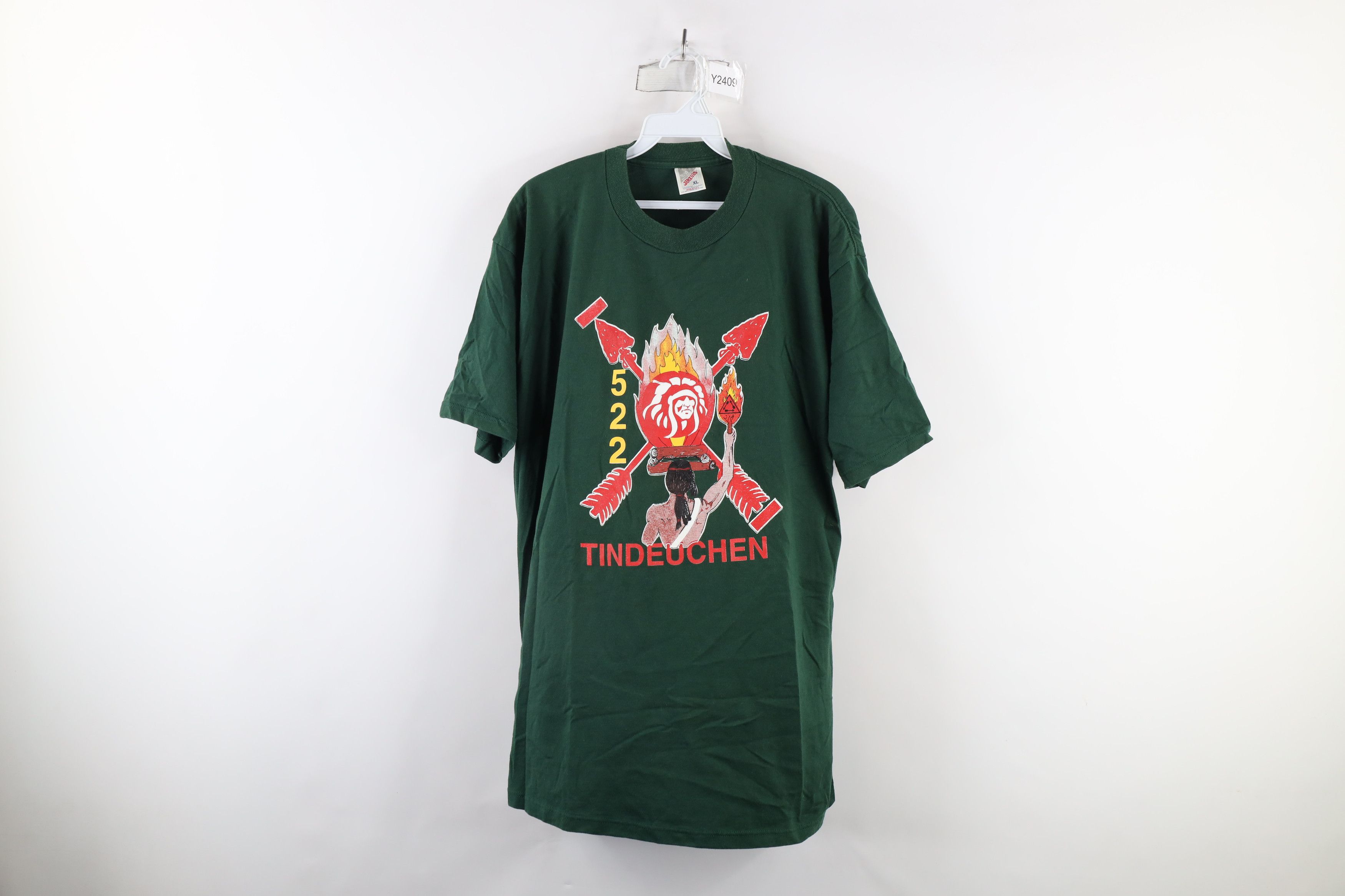 Vintage Vintage 90s Boy Scouts of America 522 Tindeuchen T-Shirt USA Size US XL / EU 56 / 4 - 1 Thumbnail