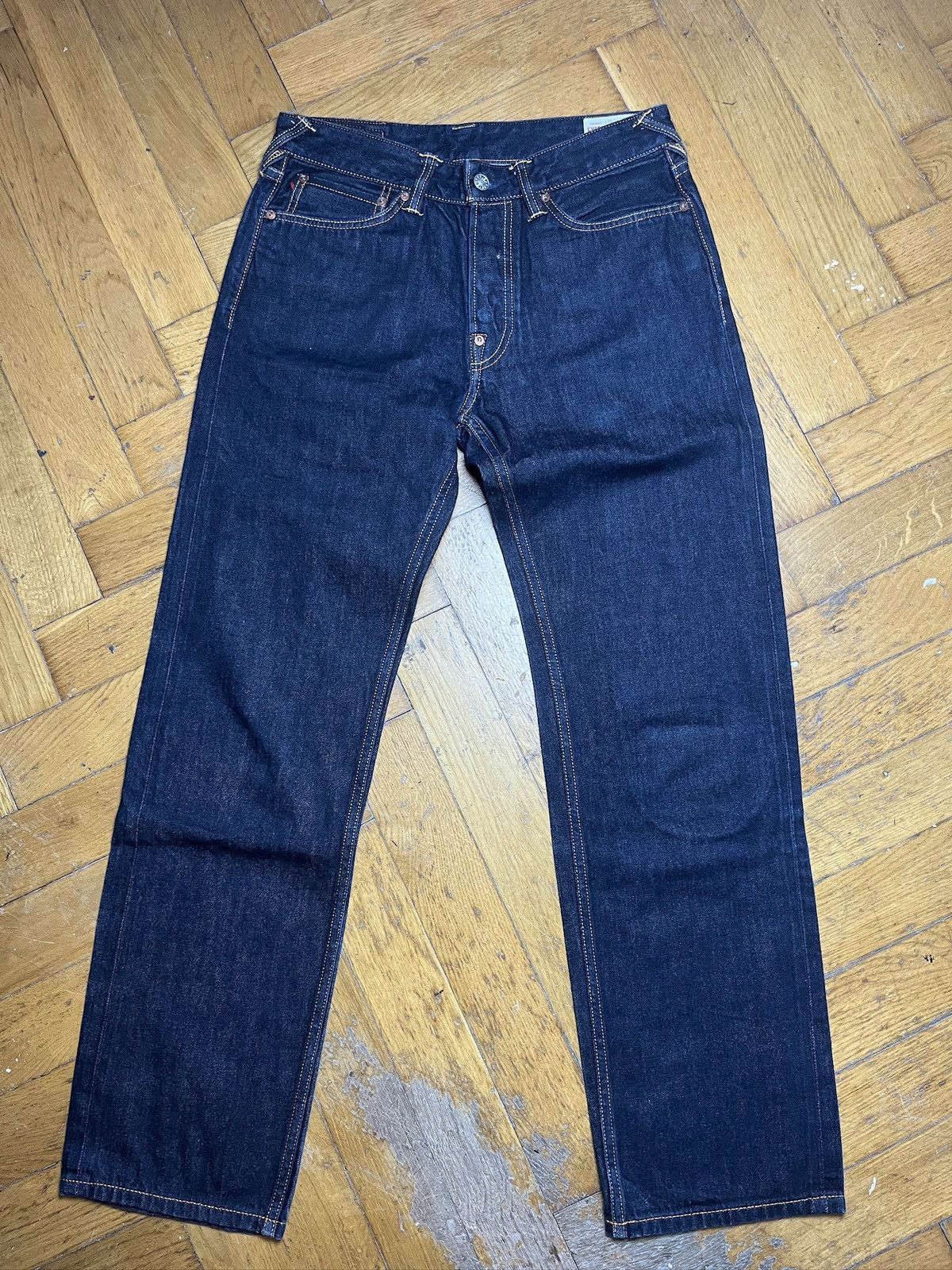 Evisu Evisu Patchwork Embroidery Daicock Regular Fit Jeans #2000 Size US 29 - 7 Thumbnail