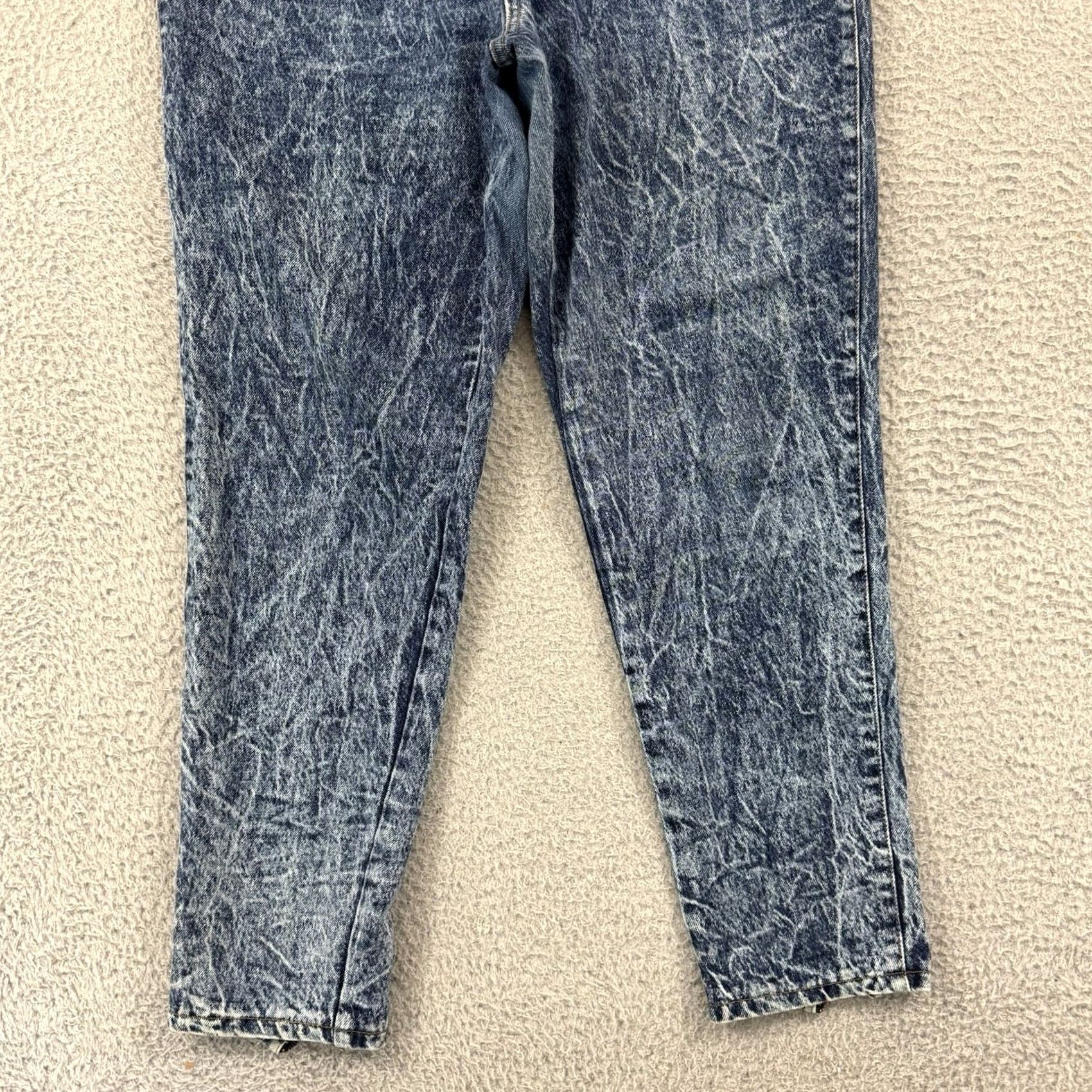 Vintage VINTAGE Stefano Jeans Womens 30x30 Blue Acid Washed High Rise Mom 80s Denim USA Size 30" / US 8 / IT 44 - 2 Thumbnail