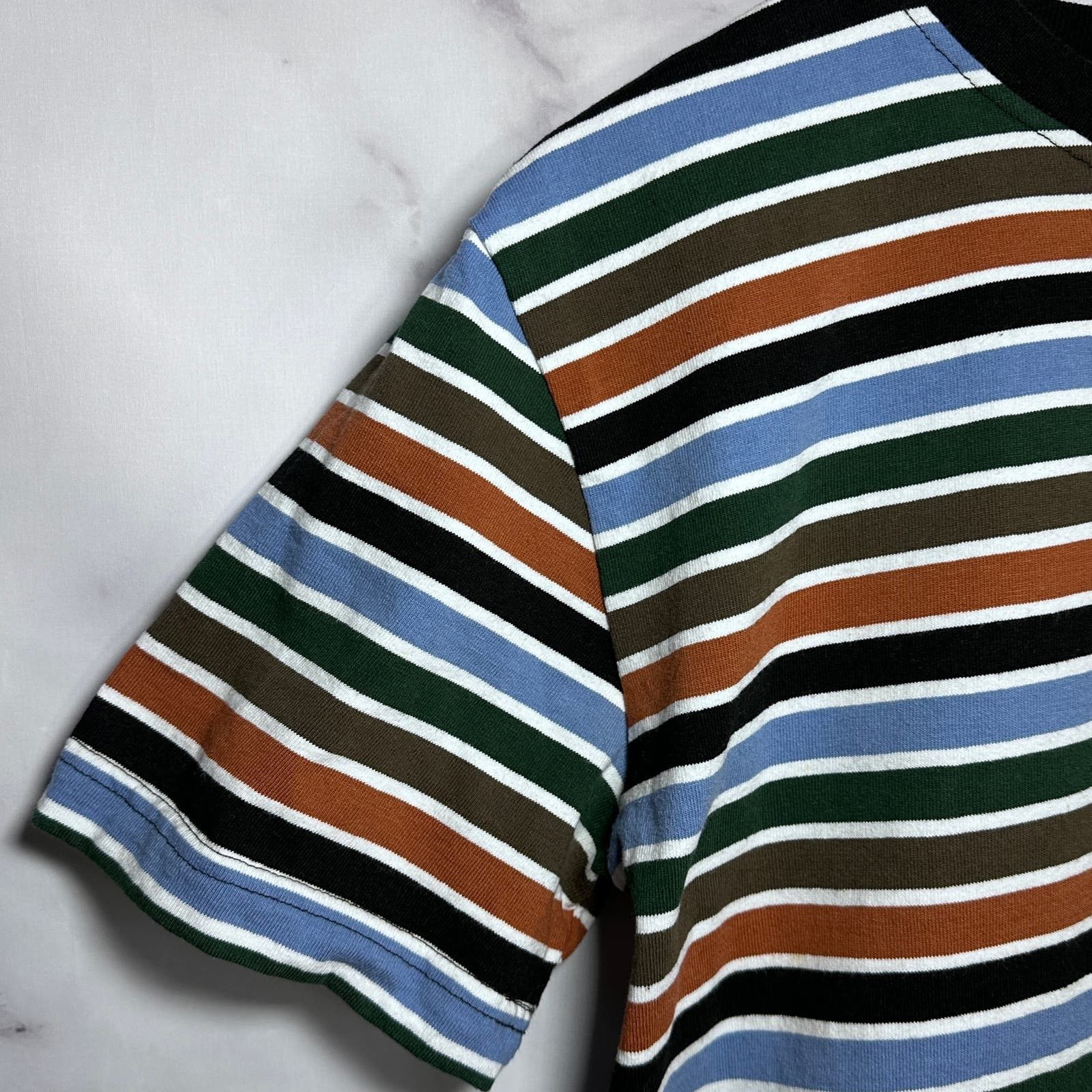 Billionaire Boys Club Bee Line Multicolor Striped Tee Size US M / EU 48-50 / 2 - 2 Thumbnail