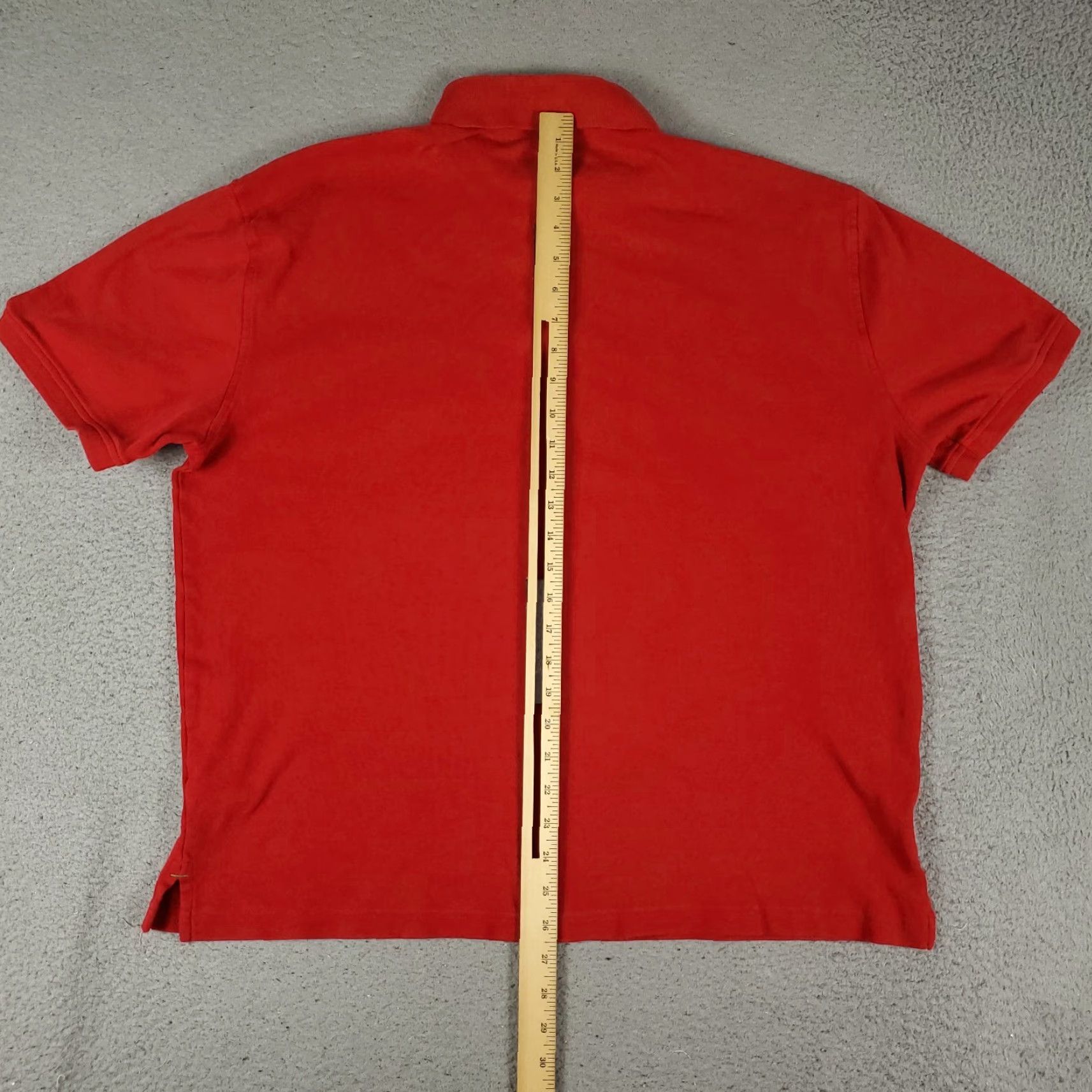 Tommy Hilfiger Tommy Hilfiger Polo Shirt Mens XL Red Short Sleeve Casual Activewear Size US XL / EU 56 / 4 - 3 Thumbnail