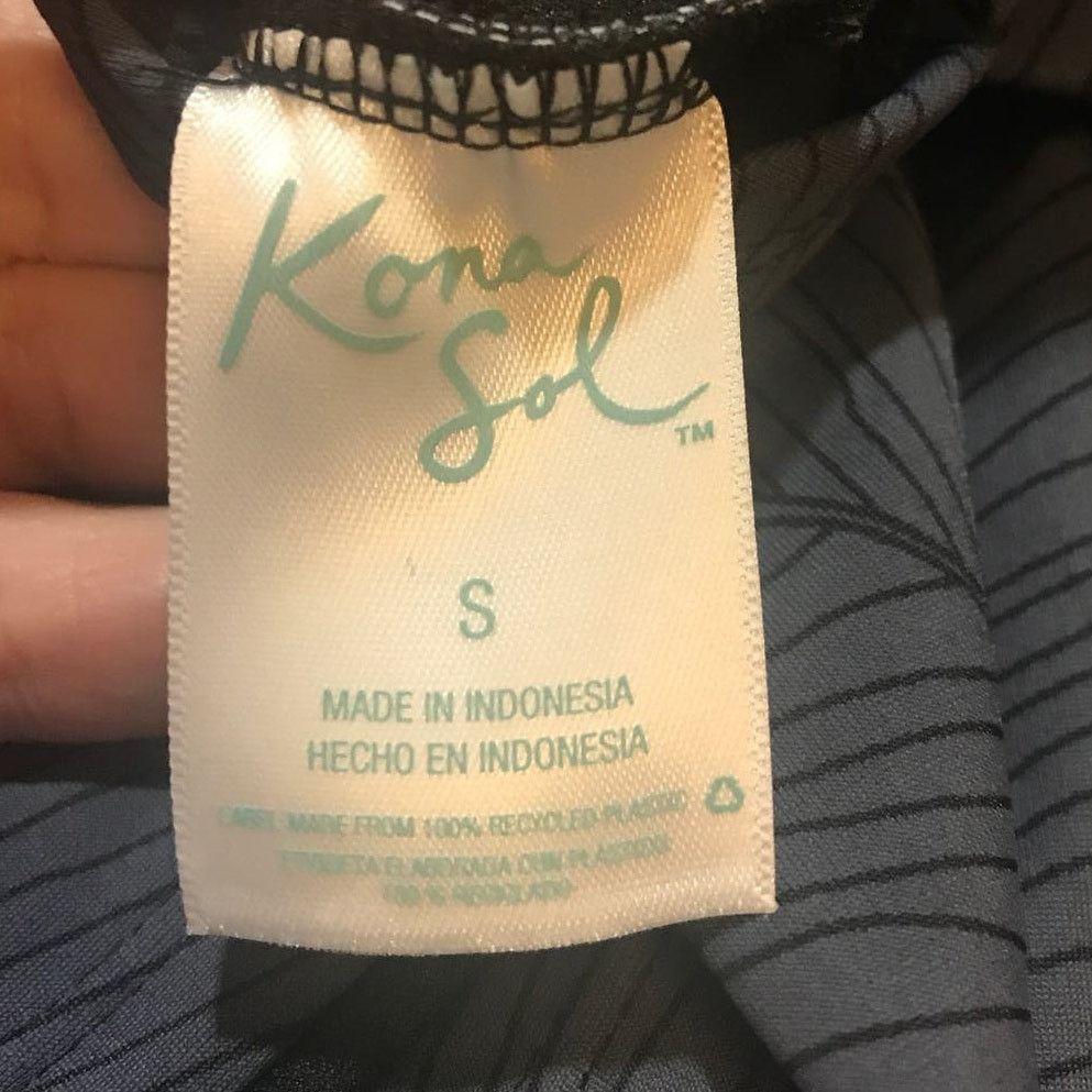 Other NWT Kona Sol Halter Neckline Geometric Tankini Top S Size ONE SIZE - 3 Thumbnail