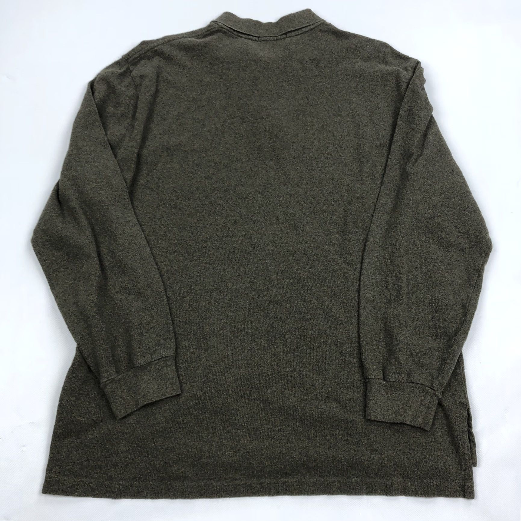 Polo Ralph Lauren Polo Ralph Lauren Polo Shirt Men XL Olive Green Heather Long Sleeve Embroidered Logo Classic Size US XL / EU 56 / 4 - 7 Thumbnail