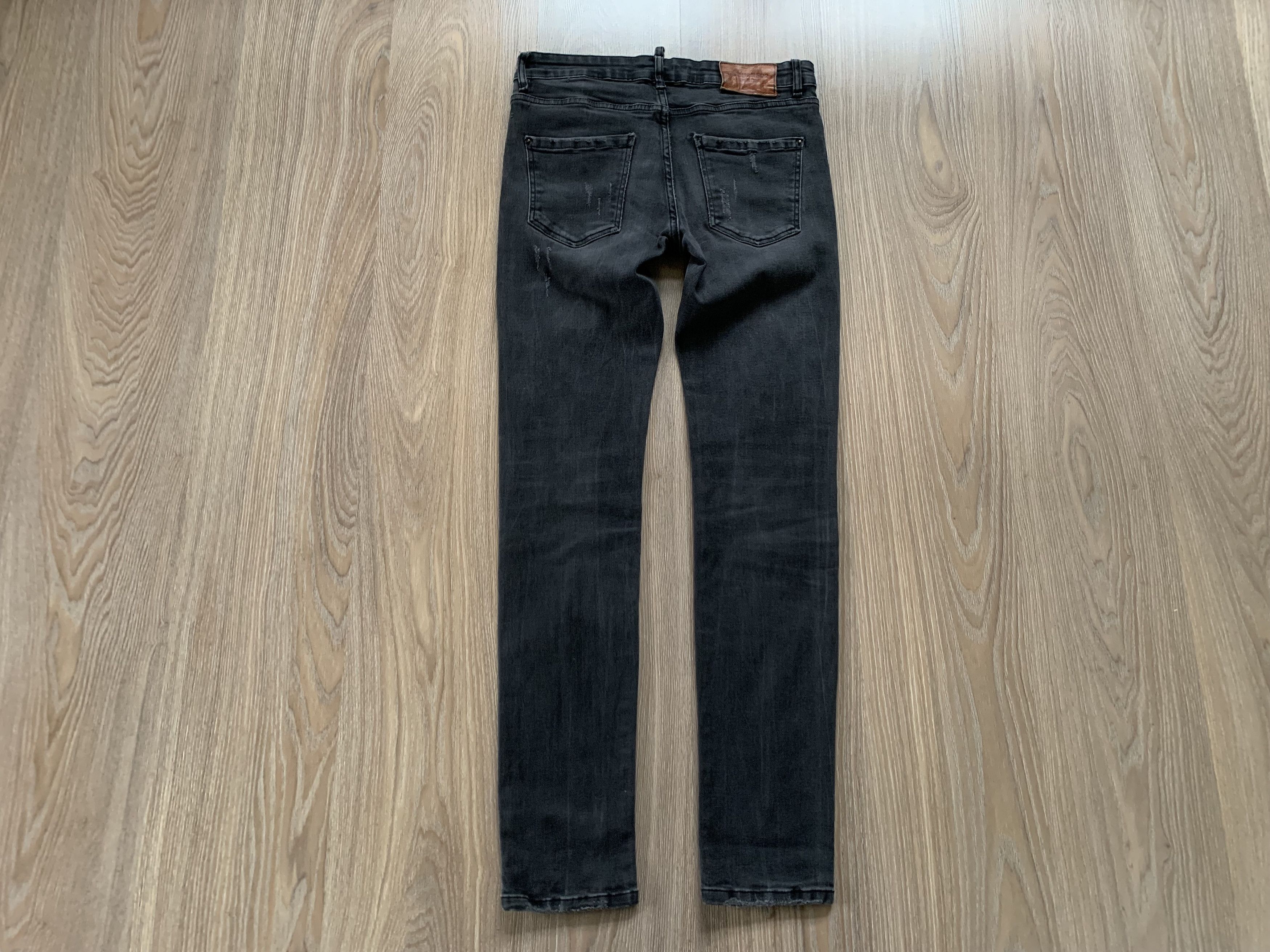 Dsquared2 Dsquared2 Denim Distressed Black Jeans Size US 32 / EU 48 - 3 Thumbnail