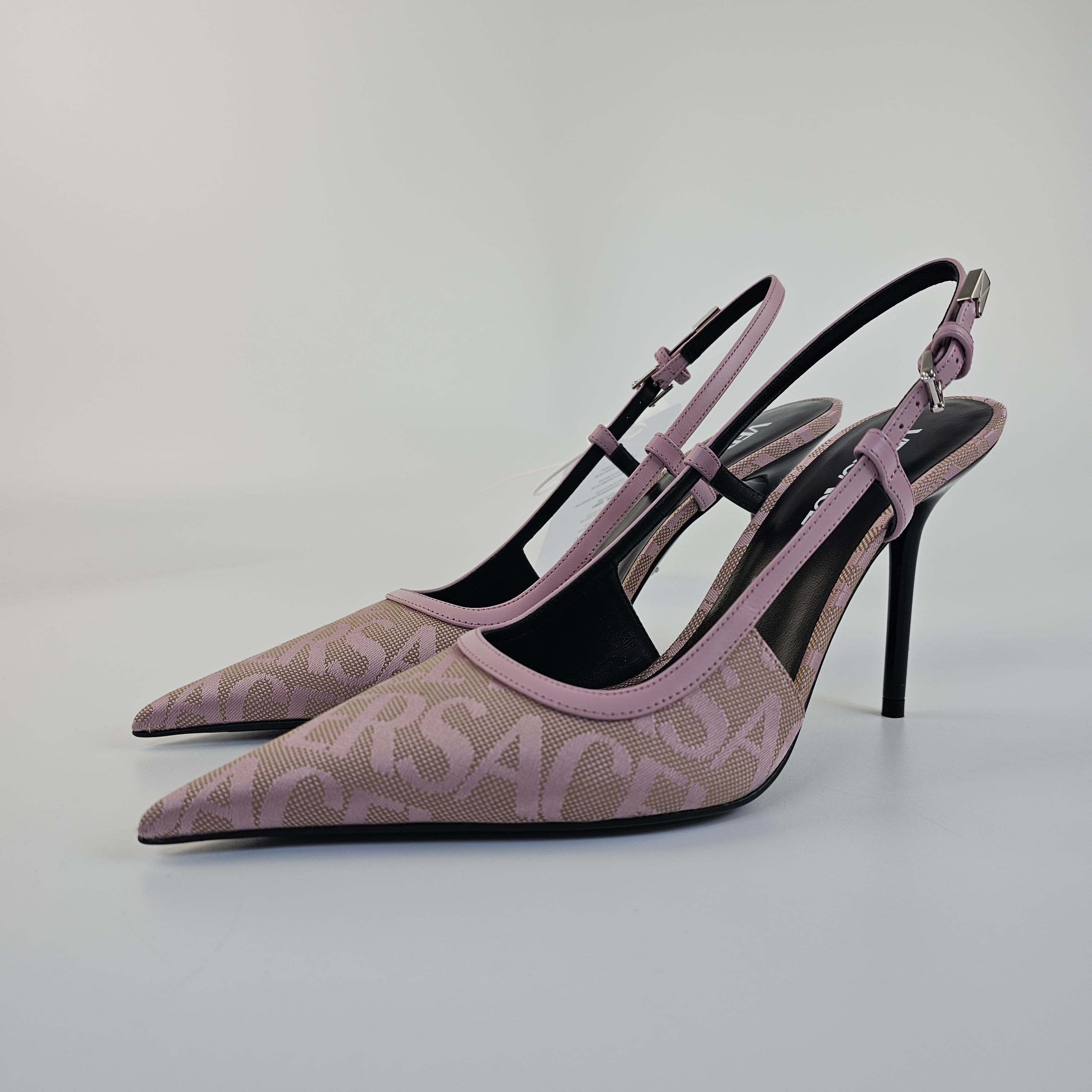 Versace Versace Greca 95mm Pink Slingback Pumps New Size US 9 / IT 39 - 1 Thumbnail