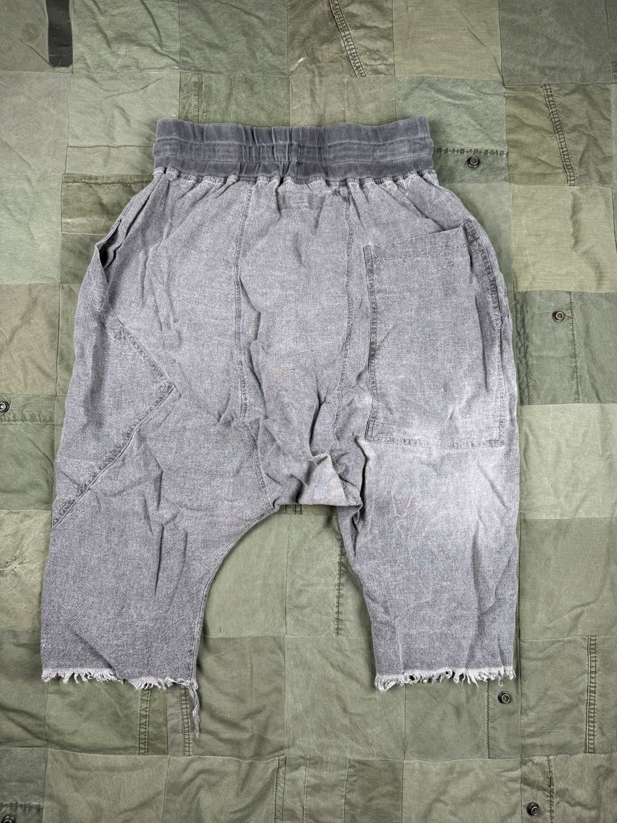 The Squad Grey Linen Shorts Size US 33 - 2 Thumbnail