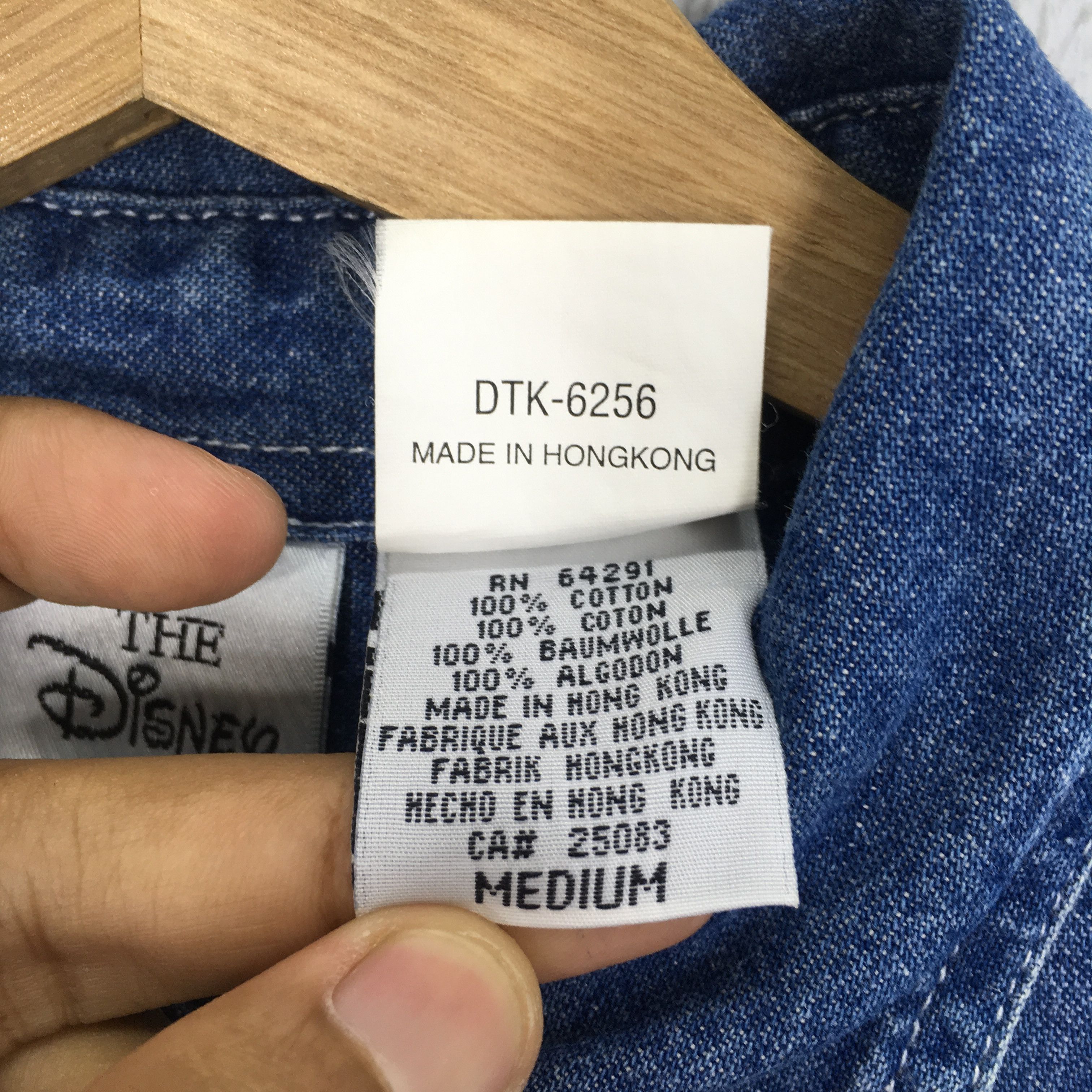 Disney Vintage 90's Disneyland Western Jeans Cartoon Movie Denim Size US M / EU 48-50 / 2 - 12 Thumbnail