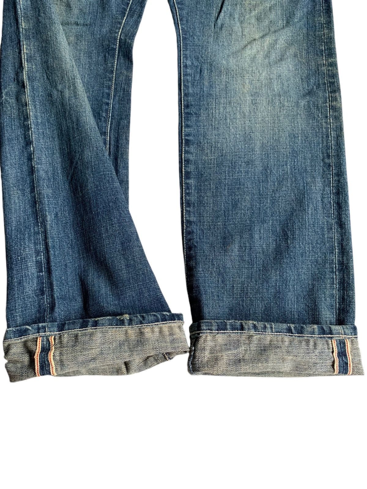 Kapital Rage Blue Japanese Button fly Selvedge Distressed Denim Size US 36 / EU 52 - 6 Thumbnail