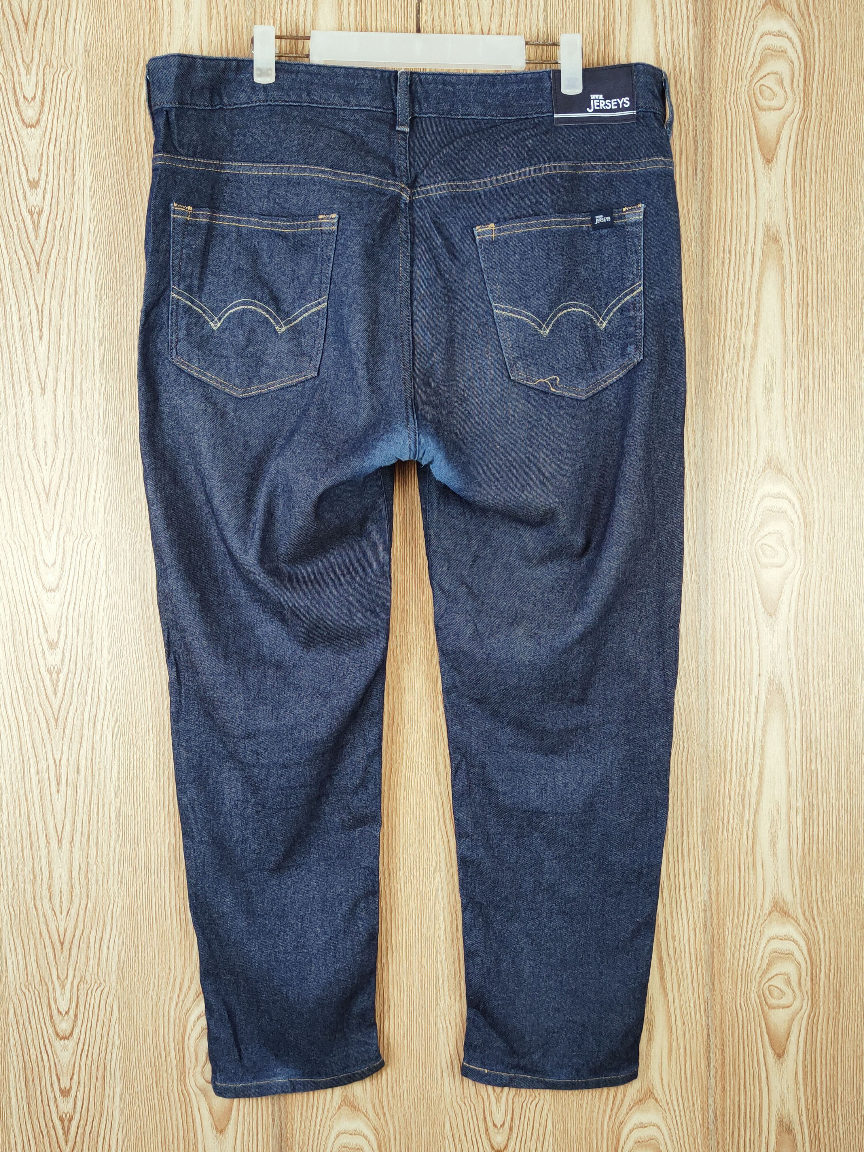 Edwin Edwin Jerseys Navy Distressed Ripped Soft Jeans #W937 Size US 38 / EU 54 - 8 Thumbnail