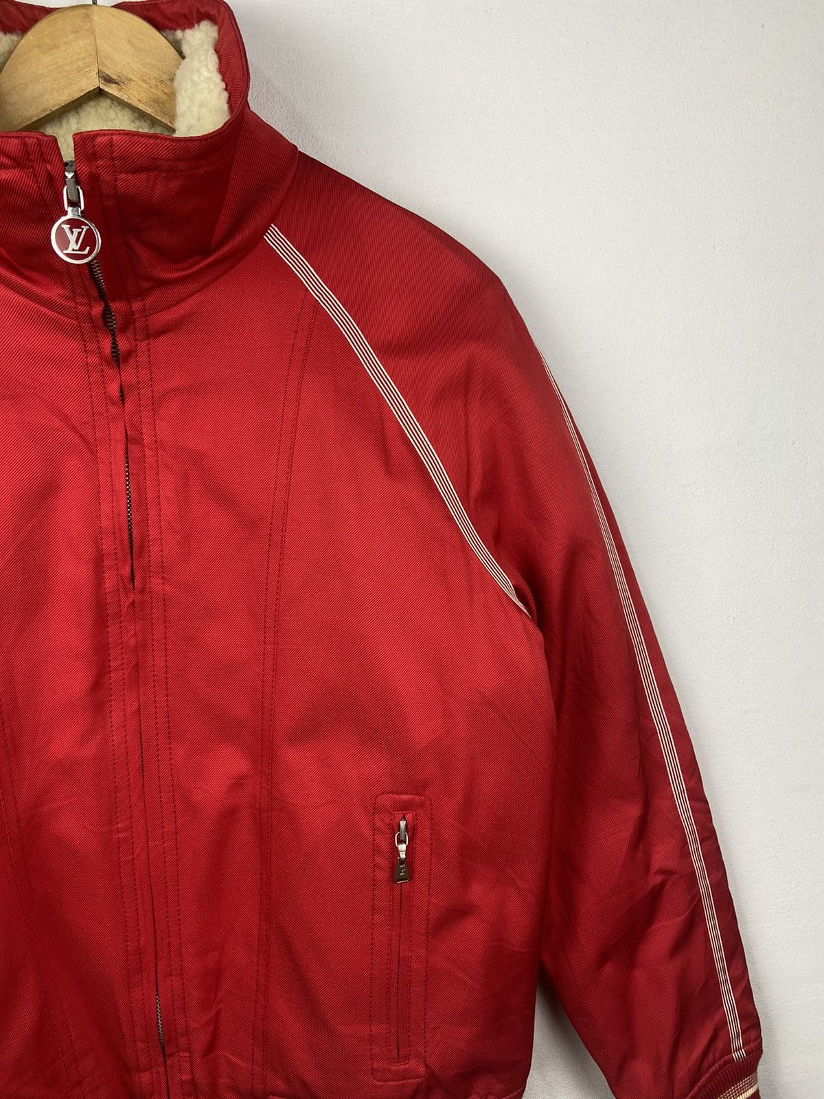 Louis Vuitton Sherpa Sheepskin Bomber Baseball Jacket Size US L / EU 52-54 / 3 - 7 Thumbnail