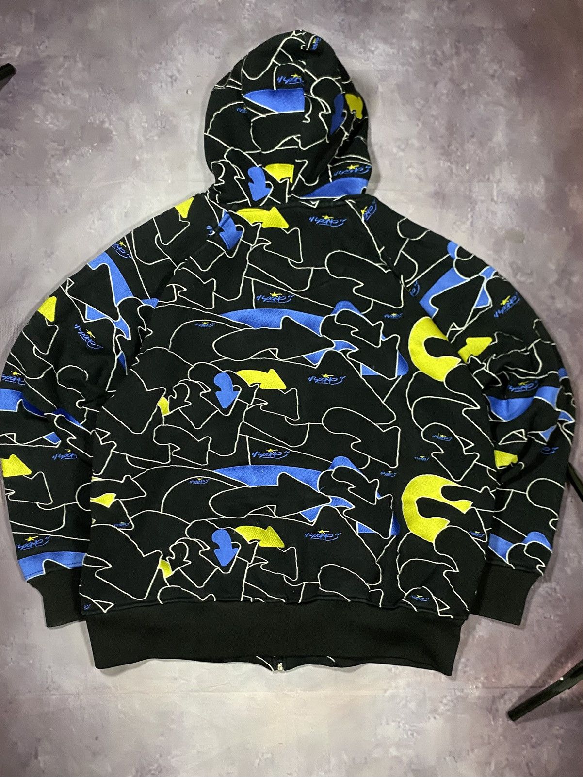 Swagger S2one All-Over Print Full-Zip Hoodie - Y2K /Streetwear Style Size US XXL / EU 58 / 5 - 6 Thumbnail