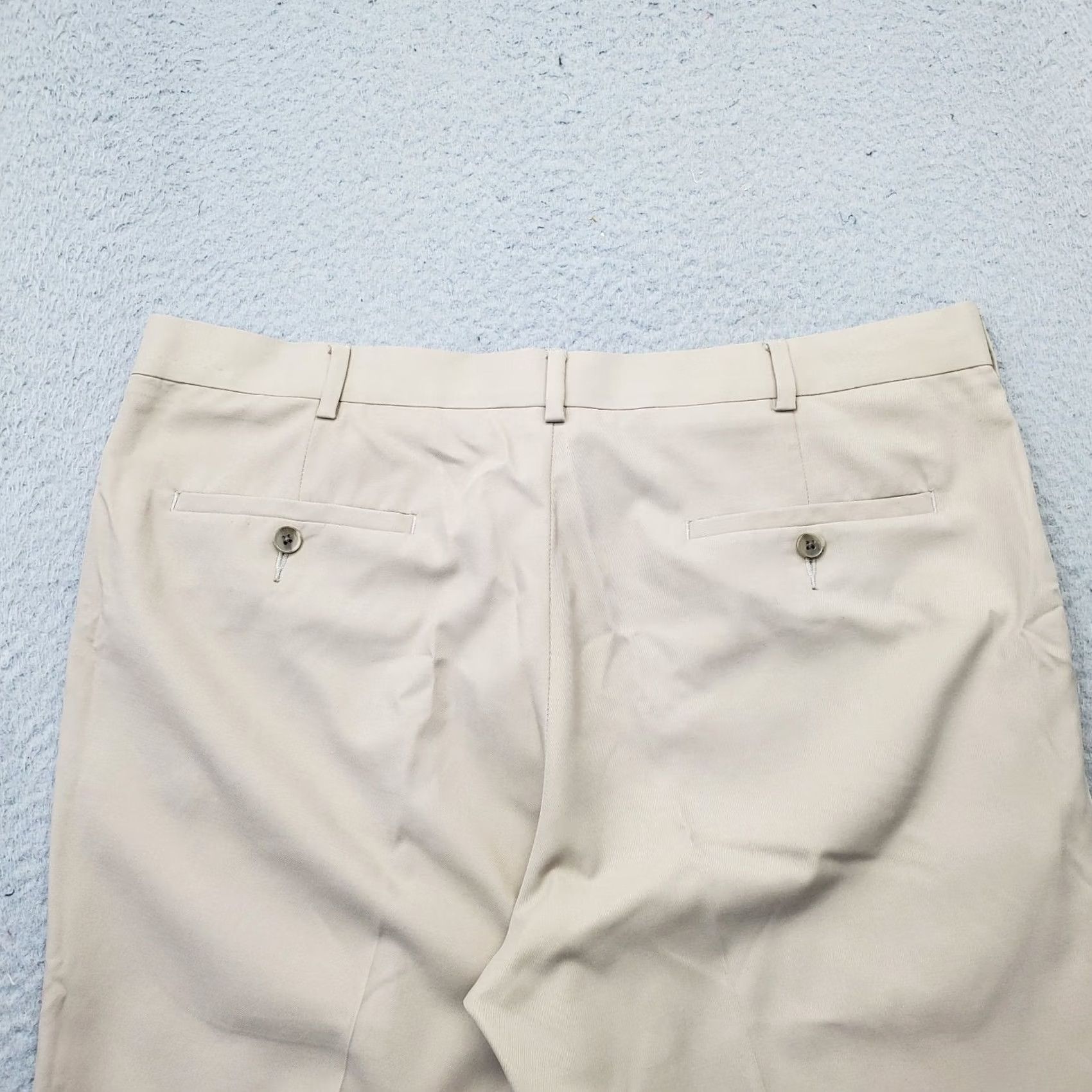 PGA Tour PGA TOUR Mens Dress Pants 38x31 Tan Solid Flat Front Formal Straight Fit Pants Mens Size 38 Tan Solid Flat Front Straight Fit Size US 38 / EU 54 - 8 Thumbnail