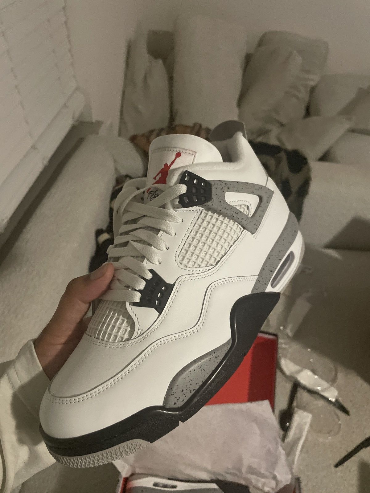 Jordan Brand White Cement 4's Size US 10 / EU 43 - 1 Thumbnail