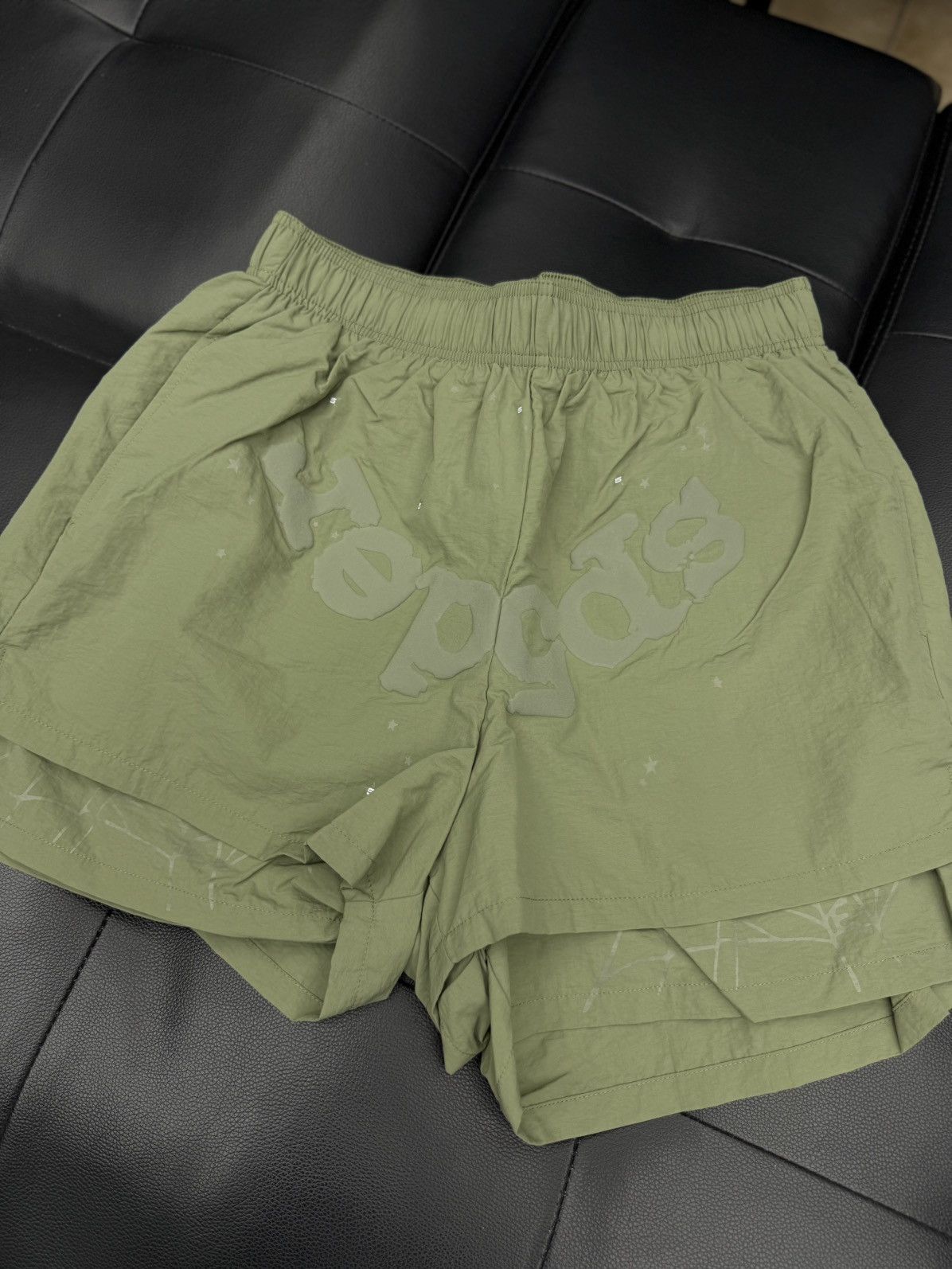 Sp5der Sp5der Double Layer WEB Shorts Size S (NEW) Green Size US 28 / EU 44 - 2 Thumbnail