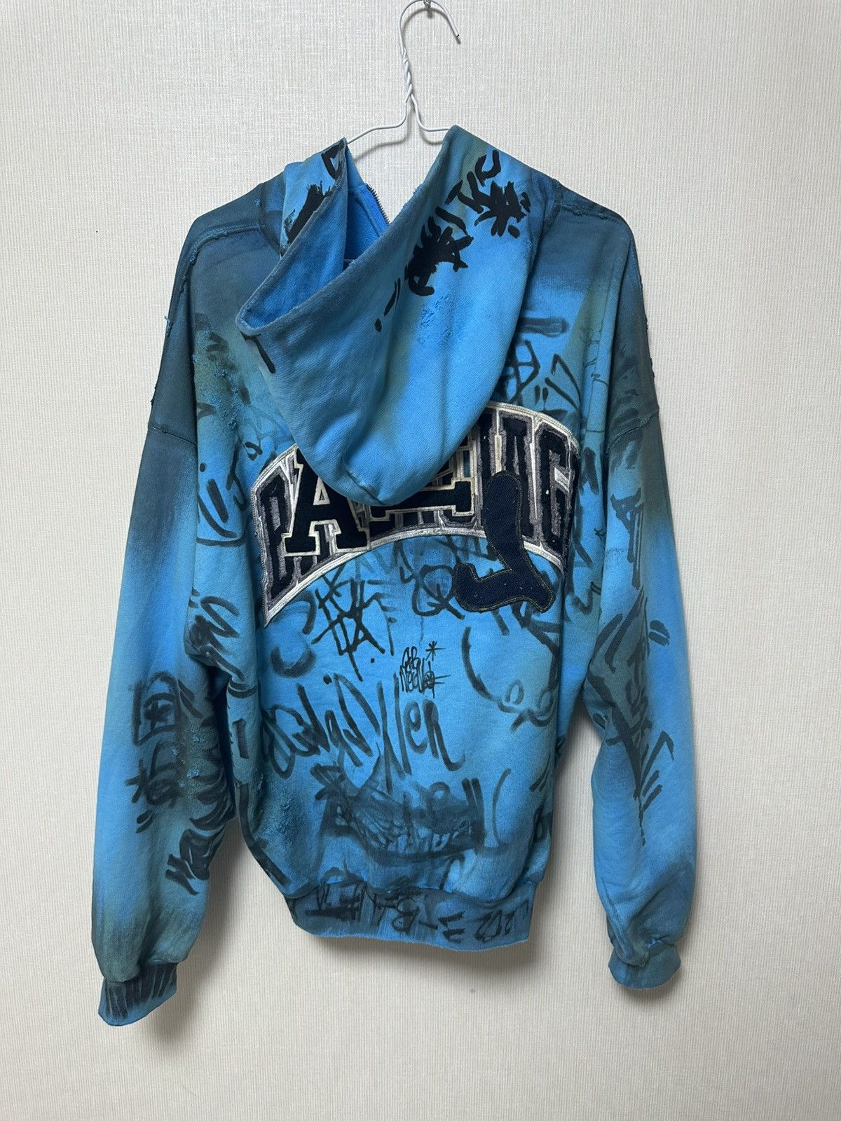 Balenciaga Balenciaga Skater Hoodie Blue Size US XS / EU 42 / 0 - 3 Thumbnail
