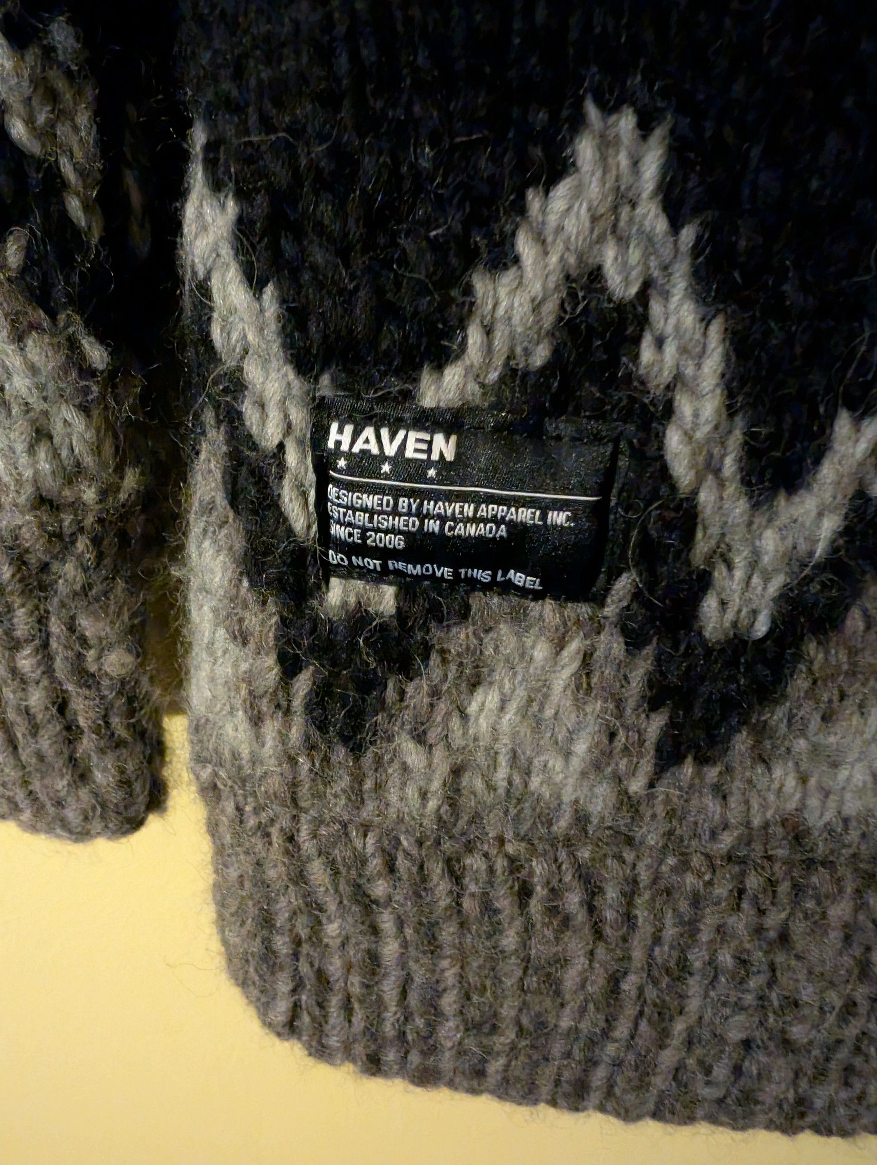 Haven HAVEN Cowichan Shawl Wool Zip Jacket USED Size US S / EU 44-46 / 1 - 5 Thumbnail