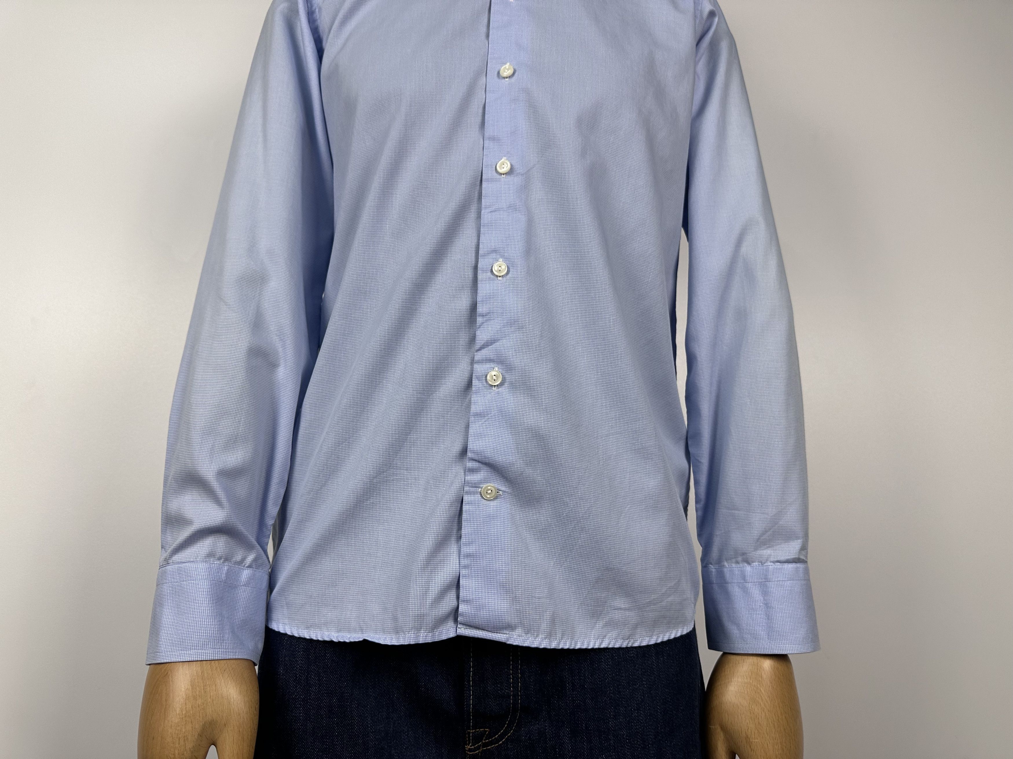Eton × Grailed Eton Dress Shirt Mens Button Up Long Sleeve Slim Size 40 Size US M / EU 48-50 / 2 - 4 Thumbnail