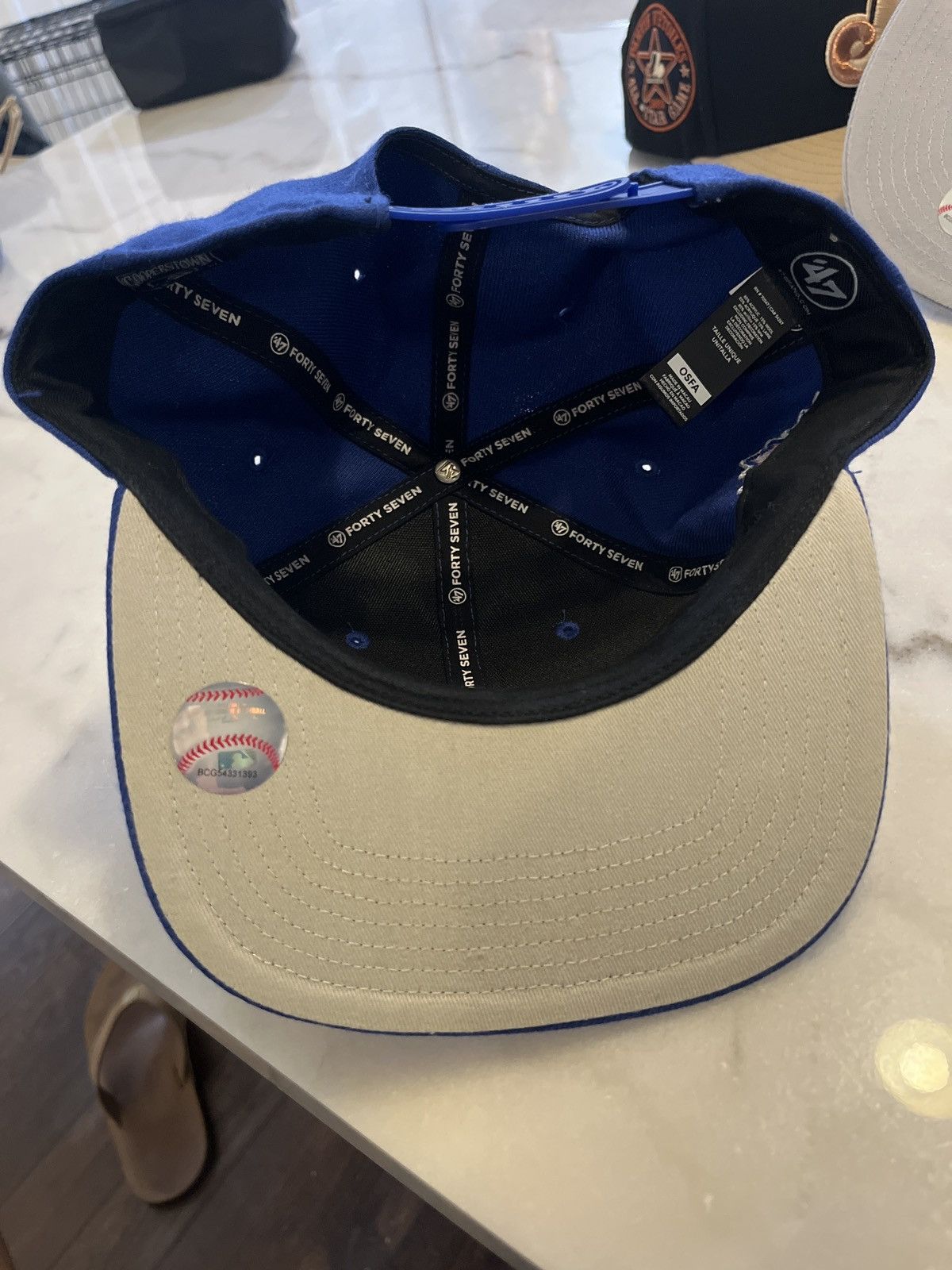 47 Brand Blue jays SnapBack hat gently used Size ONE SIZE - 1 Thumbnail