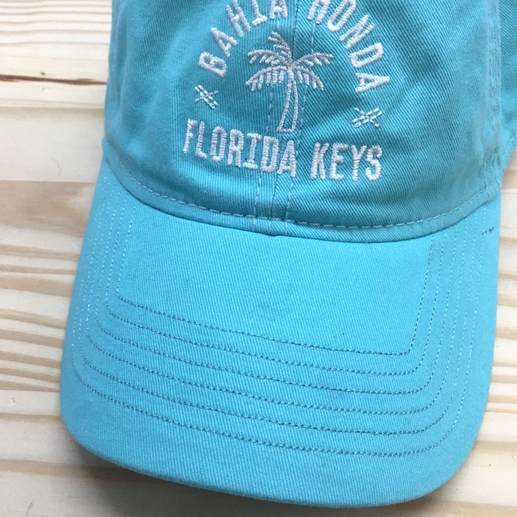 Honda Ouray Baseball Cap Womens Blue OS Embroidered Logo Bahia Honda Florida Keys Size ONE SIZE - 4 Thumbnail