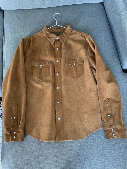 RRL Ralph Lauren RRL Ralph Lauren Suede Western Shirt Jacket | Grailed