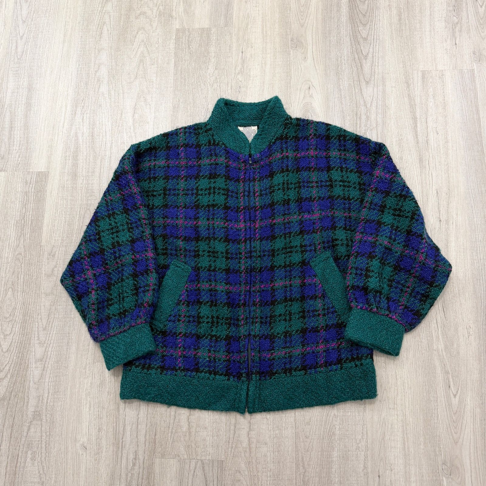 Vintage Vintage Boyne Valley Weaver Wool Sweater Jacket Large Size L / US 10 / IT 46 - 1 Thumbnail